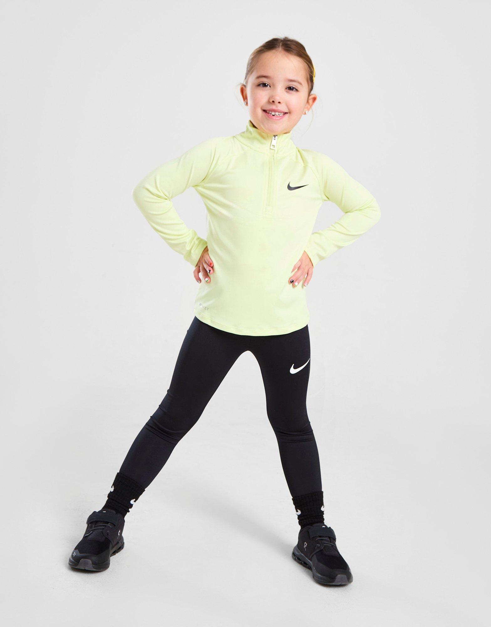 Green Nike Girls' Pacer 1/4 Zip Top/Leggings Set Children - JD Sports  Ireland