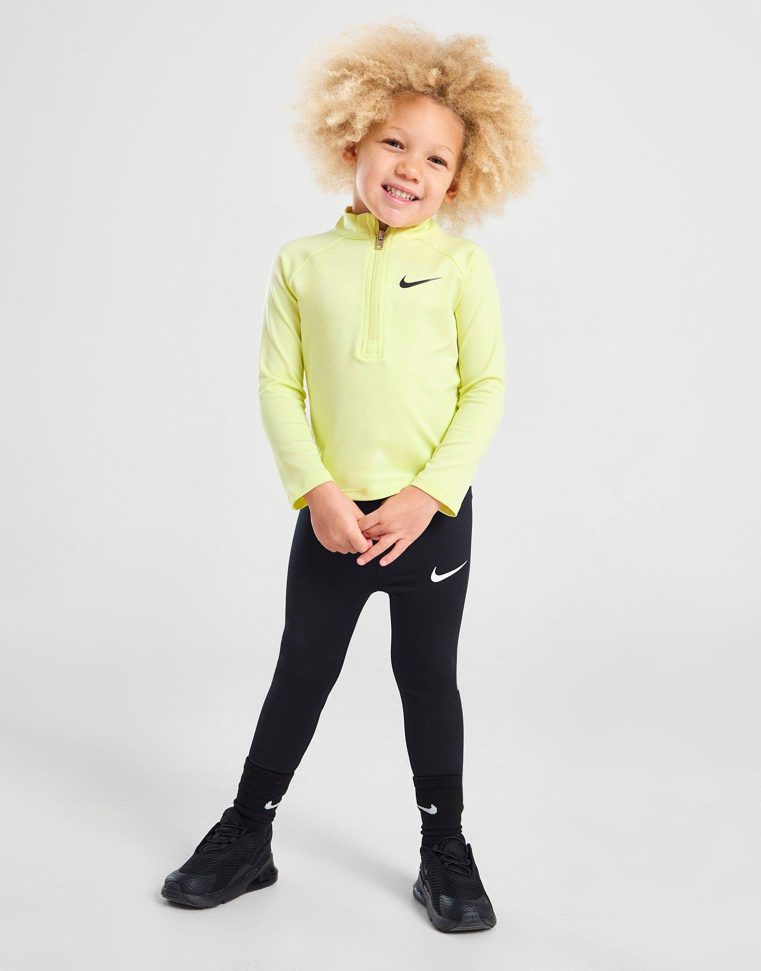 Pink Nike Girls' Pacer 1/4 Zip Top/Leggings Set Infant - JD Sports Global