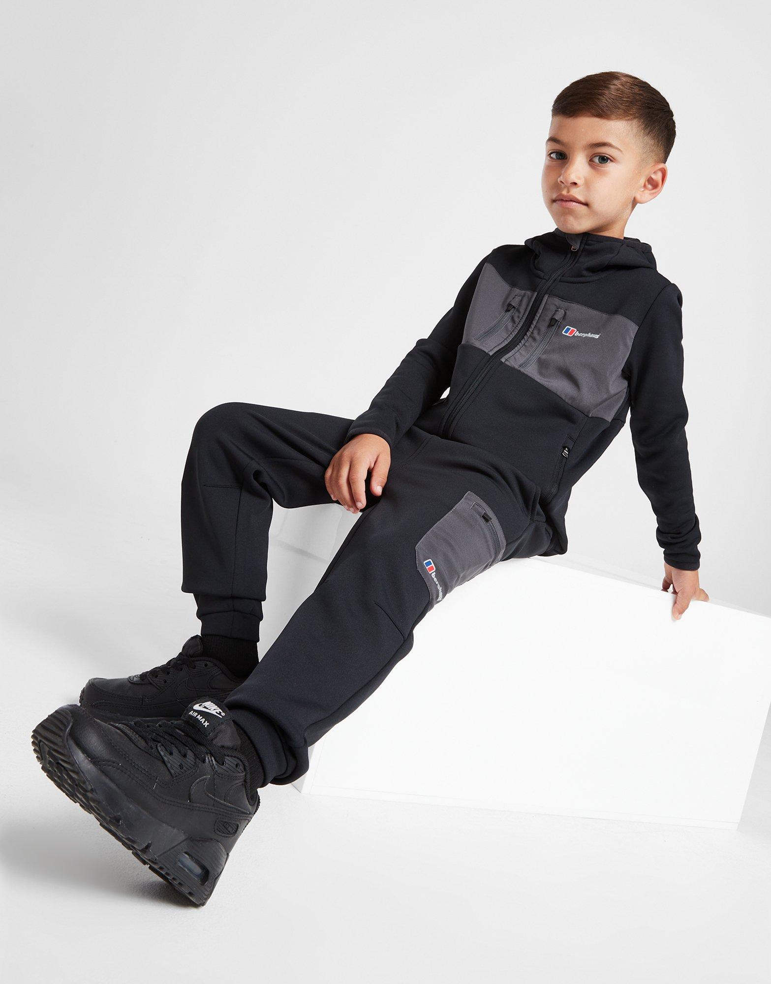 Black Berghaus Woven Pocket Full Zip Tracksuit Children - JD Sports NZ