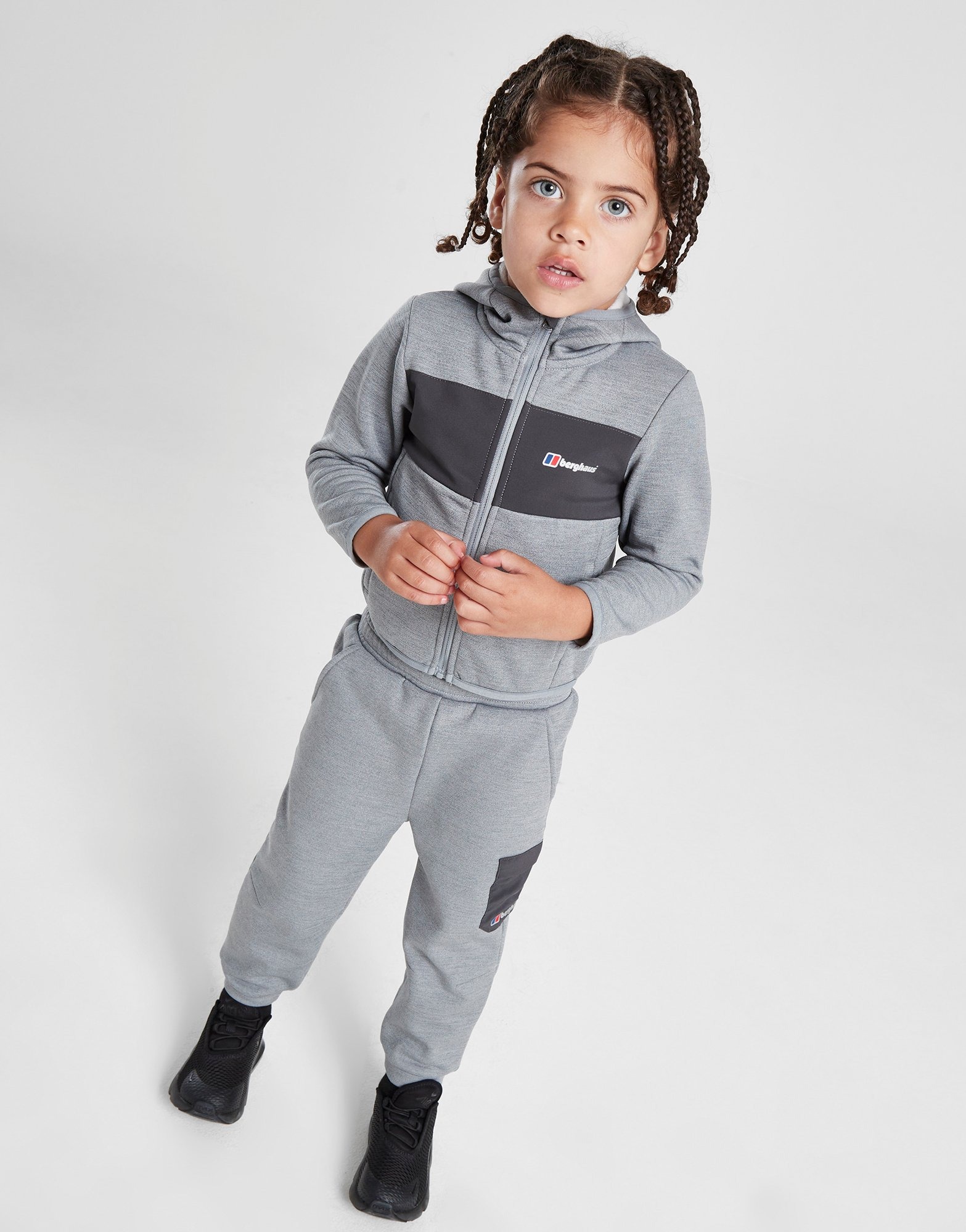 Grey Berghaus Woven Pocket Full Zip Tracksuit Infant | JD Sports UK