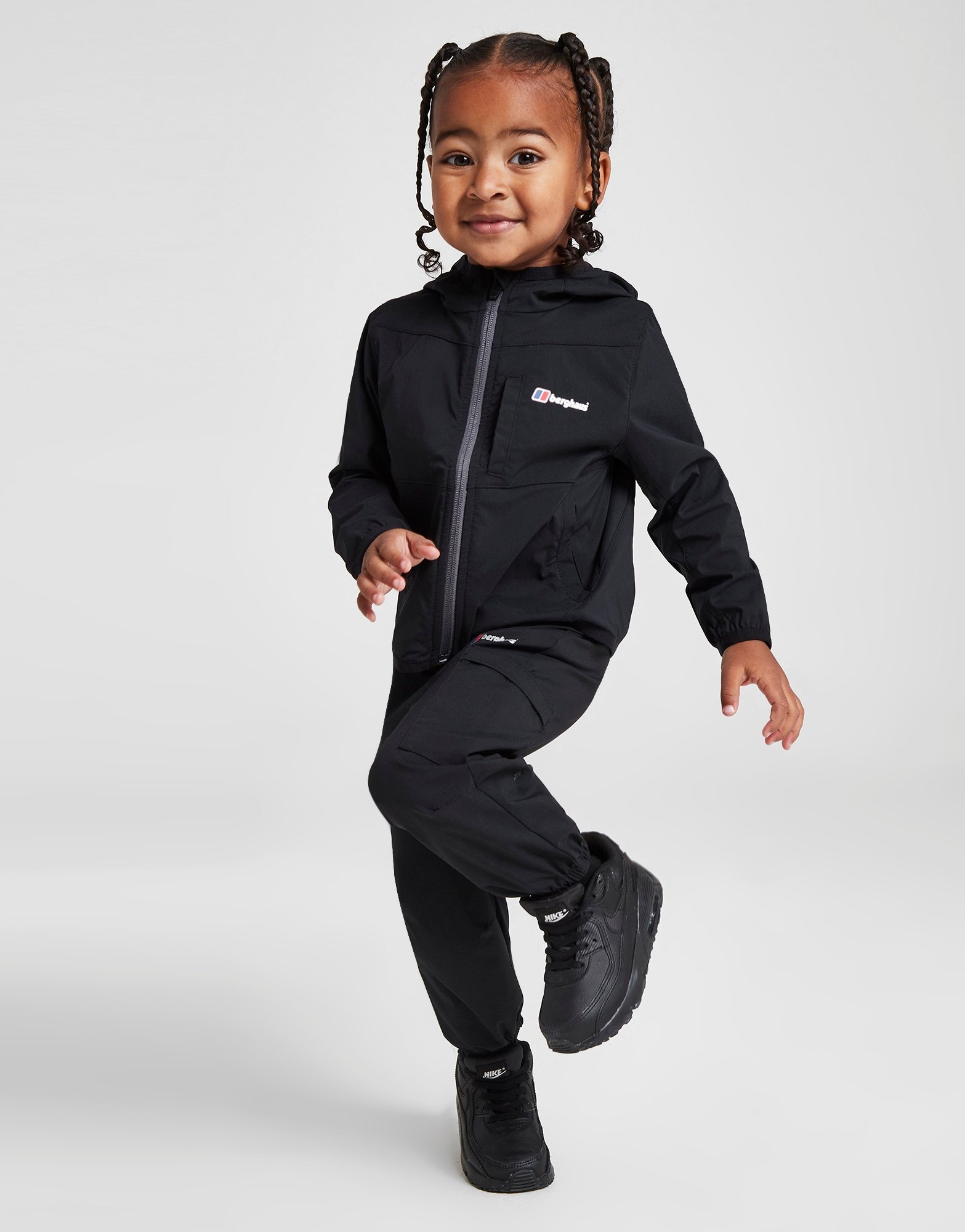 Black Berghaus Theran Woven Full Zip Tracksuit Infant | JD Sports UK