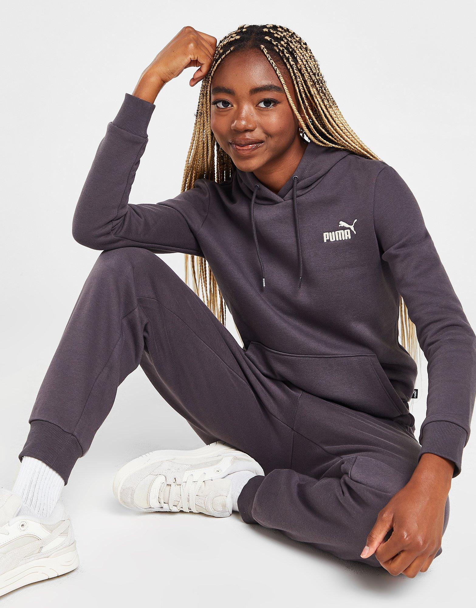 Grey PUMA Emblem Overhead Hoodie JD Sports Malaysia