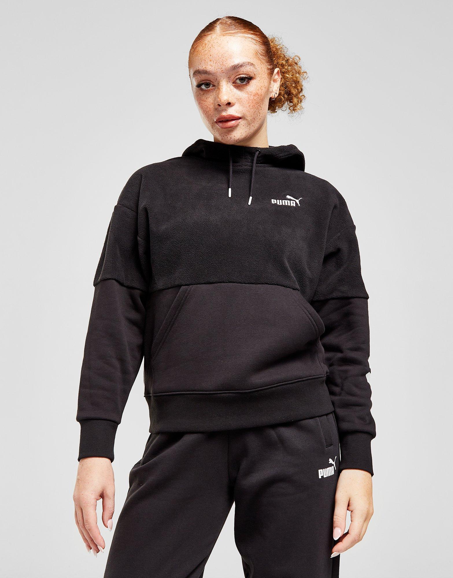 Puma sherpa hoodie womens sale