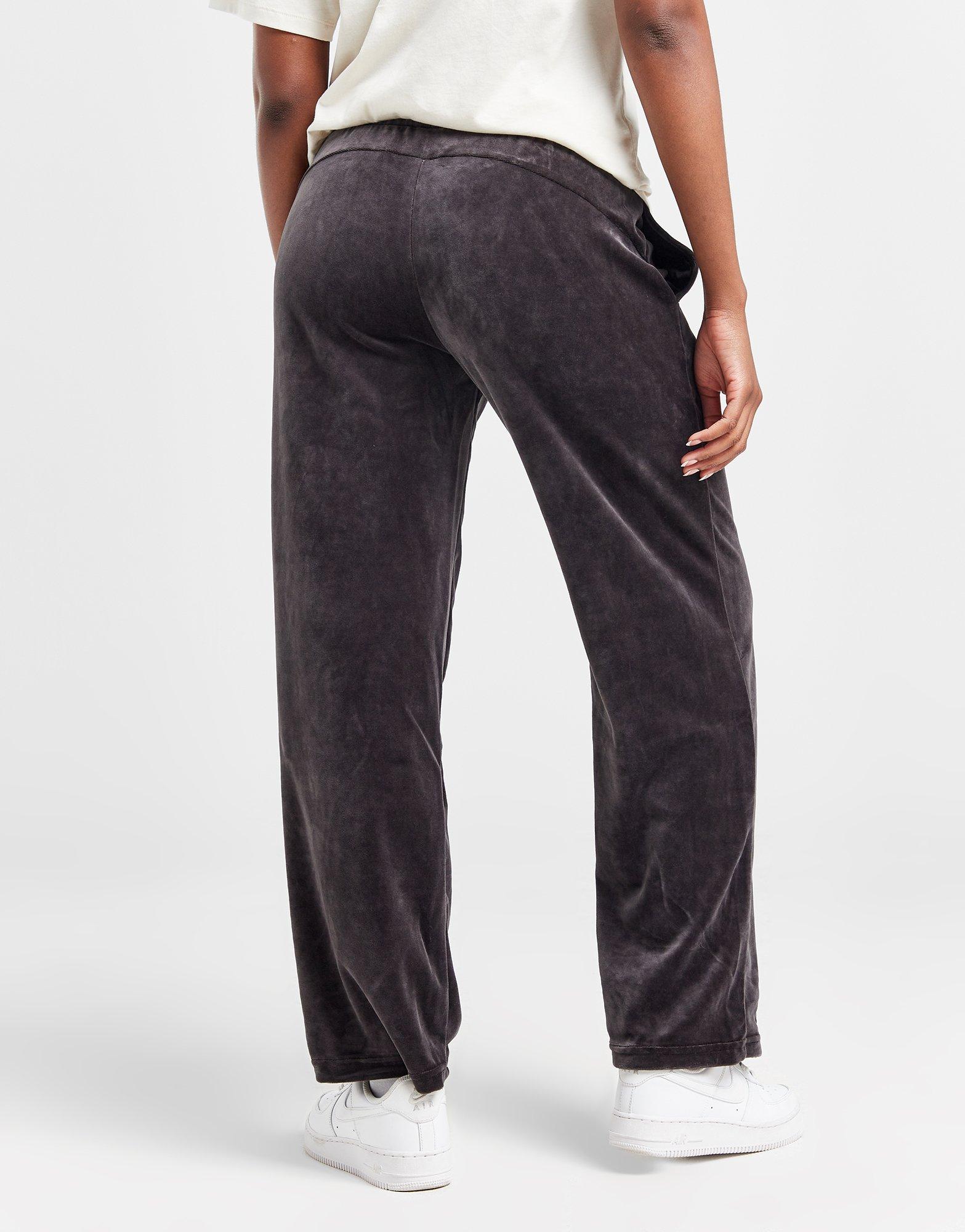 PUMA Elevated Essentials Velour Wide Leg Joggers