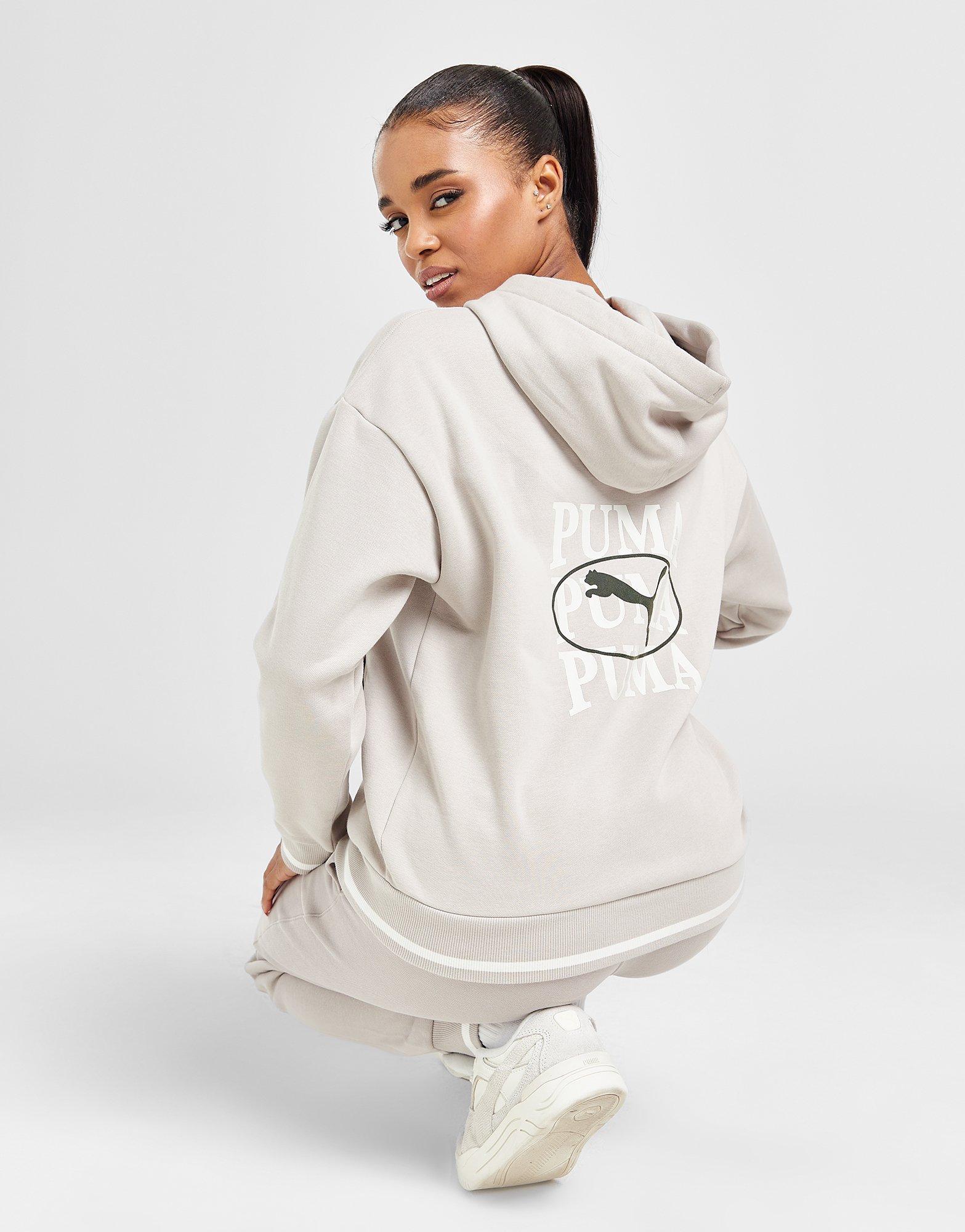 Brown Puma Varsity Full Zip Hoodie | JD Sports UK