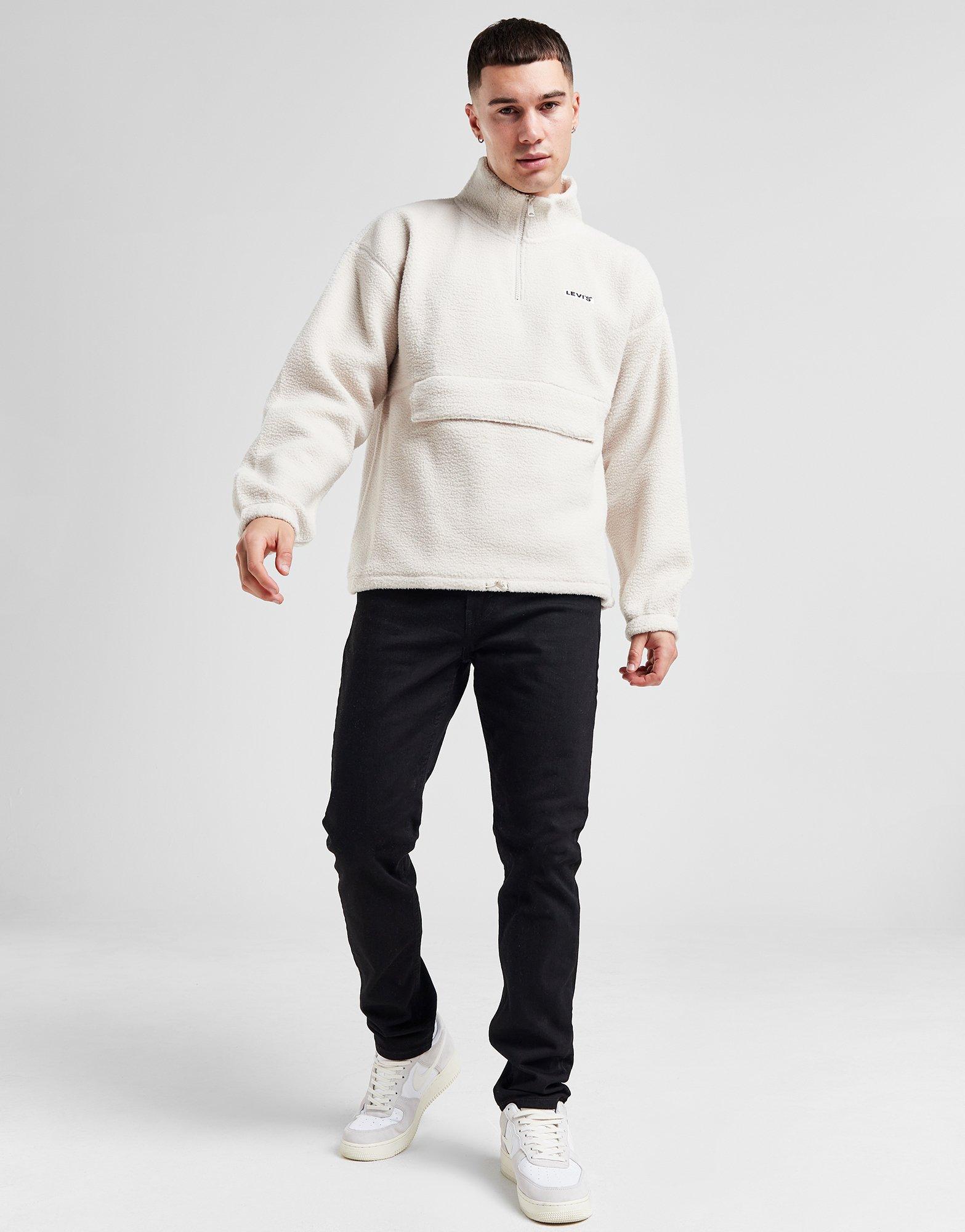 LEVI'S 1/4 Zip Pile Fleece Sweatshirt