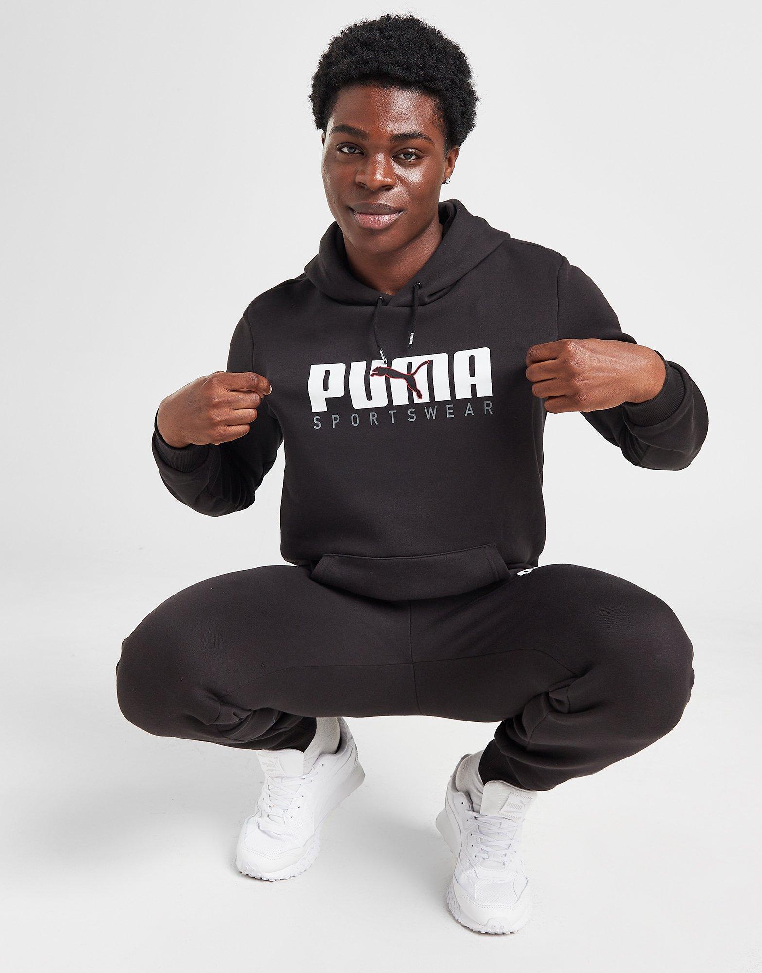 Black Puma Core Sportswear Hoodie - JD Sports Global