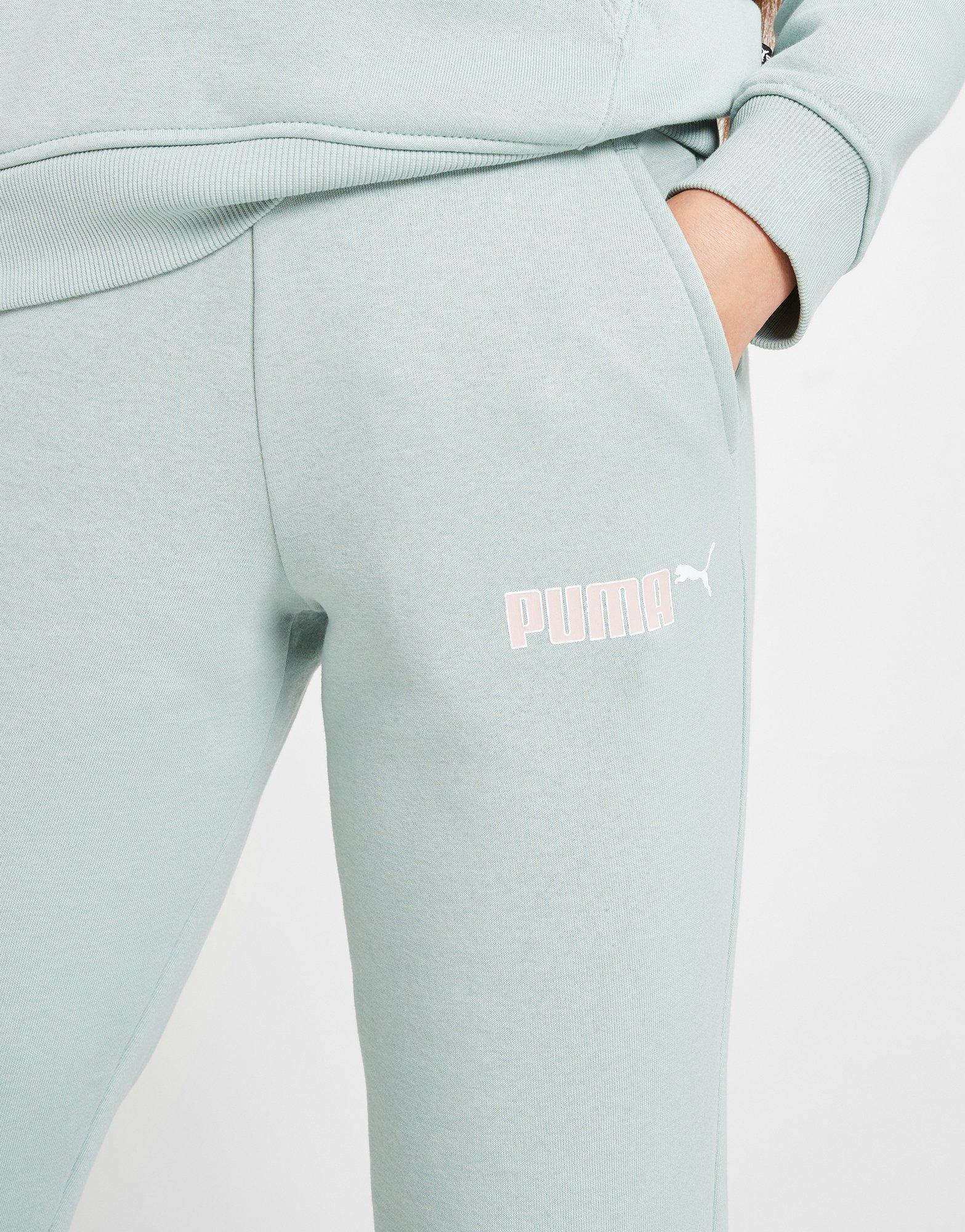 PUMA Girls' Logo Joggers Junior