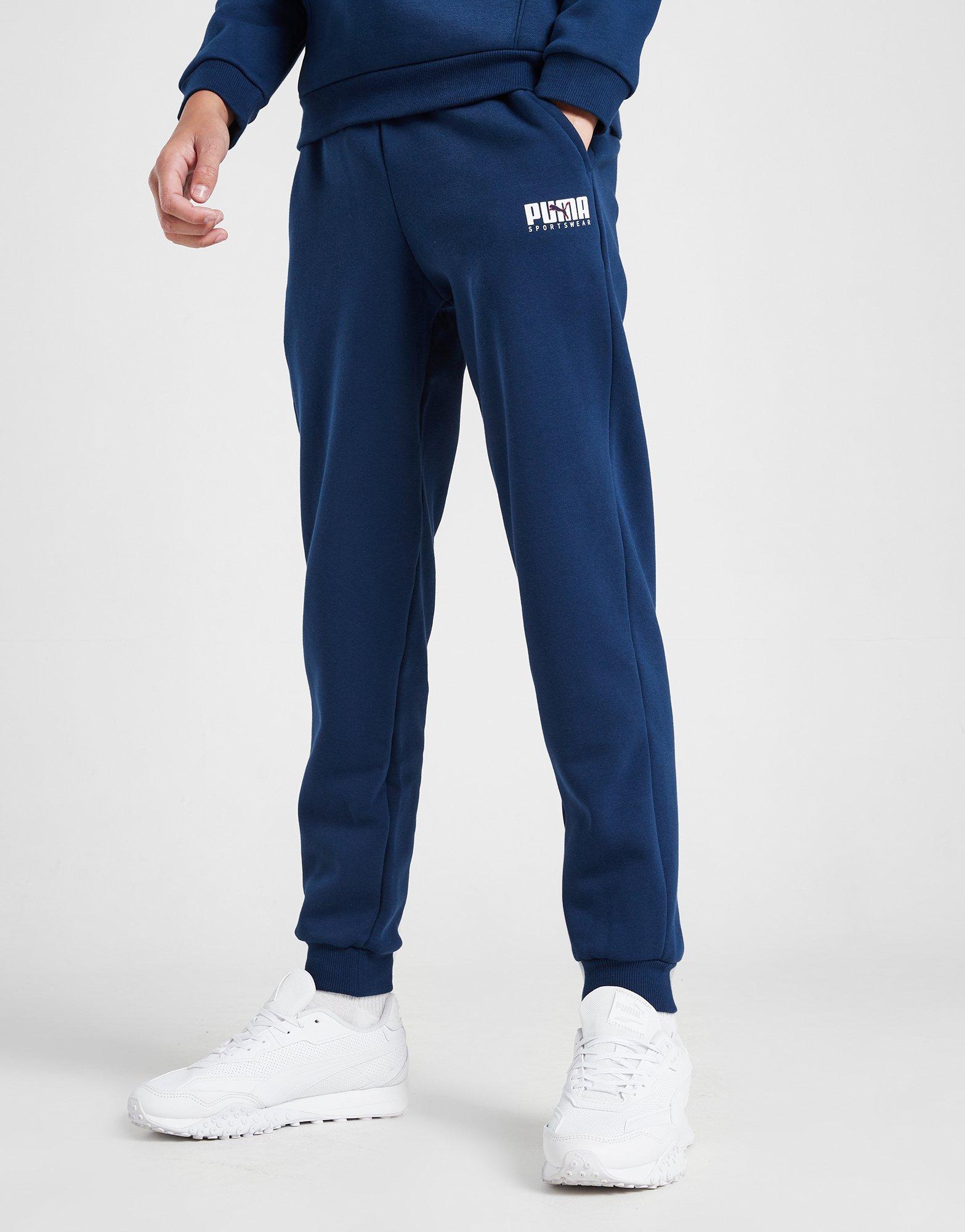 Puma Sportswear Essential pantalón de chándal Junior en Azul