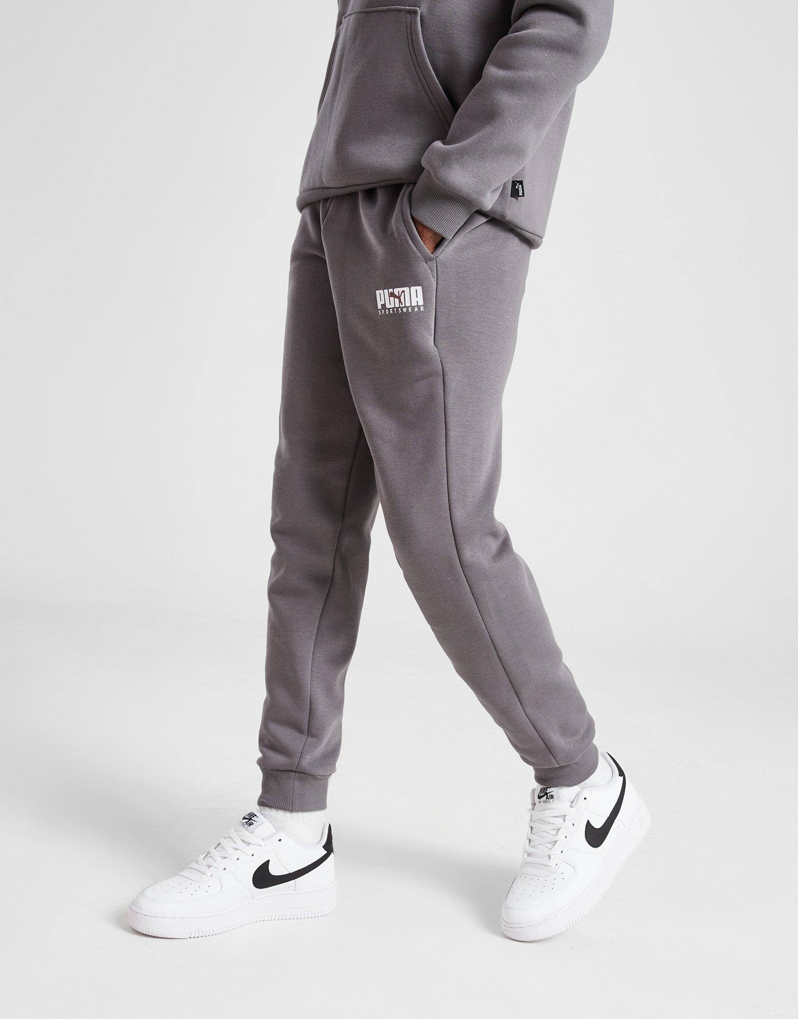 Black Puma Sportswear Essential Joggers Junior - JD Sports NZ