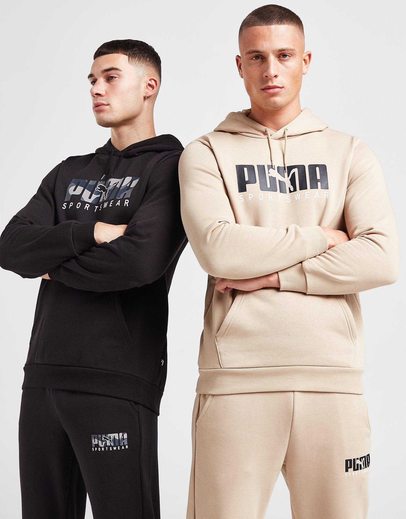 Puma Core Sportswear Felpa con cappuccio in Marrone