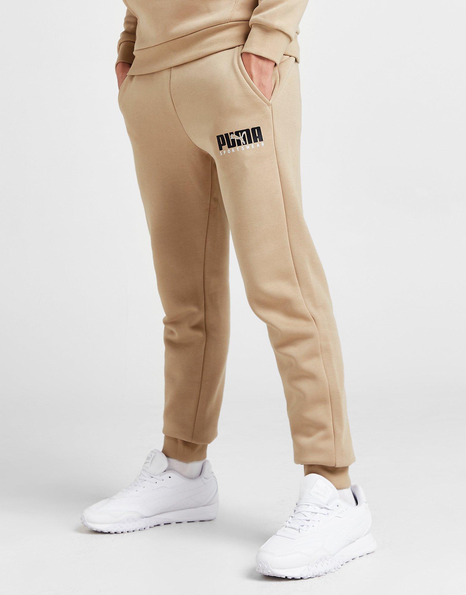 Unisex Core Tapered Sweat Pants, Brown