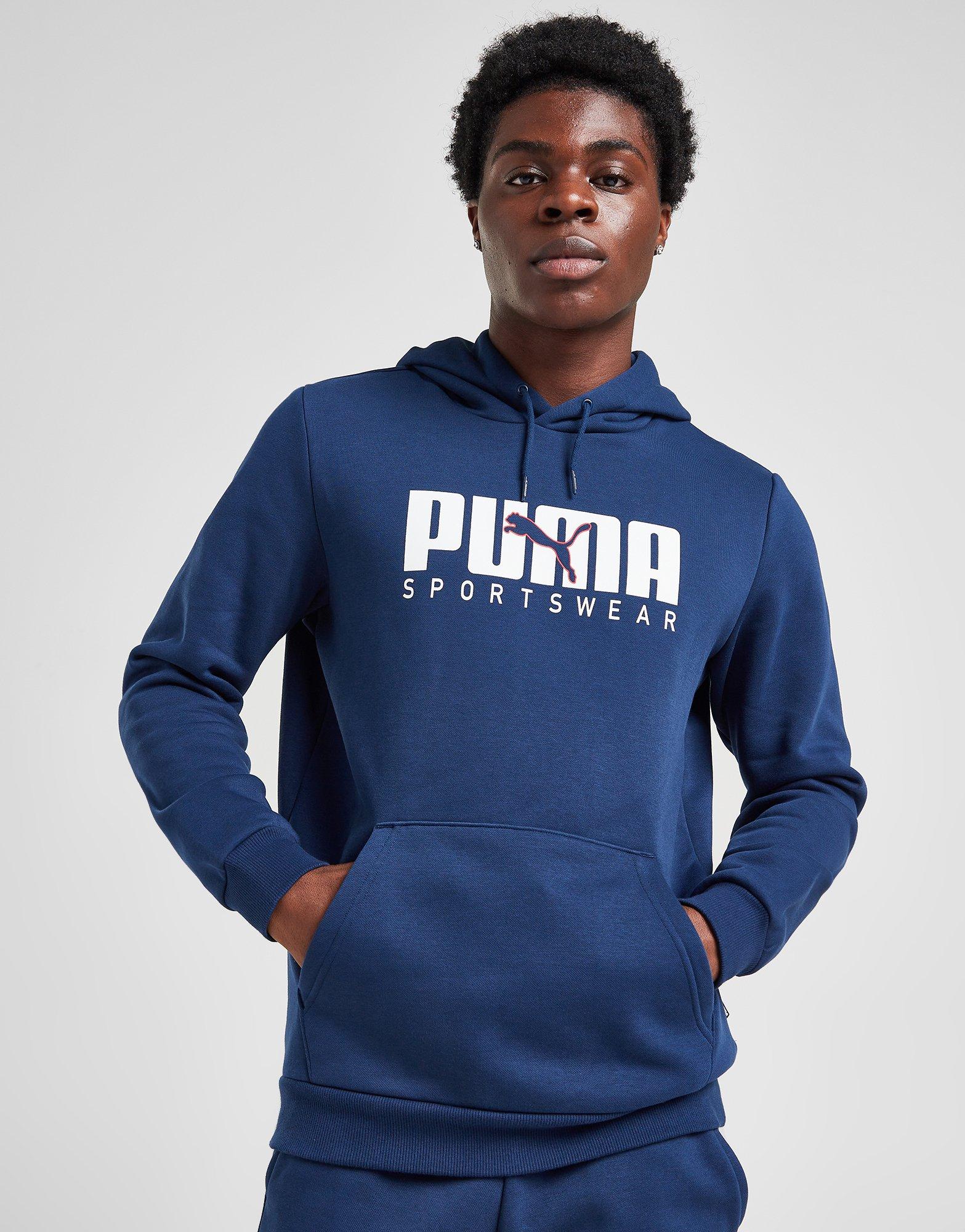 Blue 2025 puma hoodie