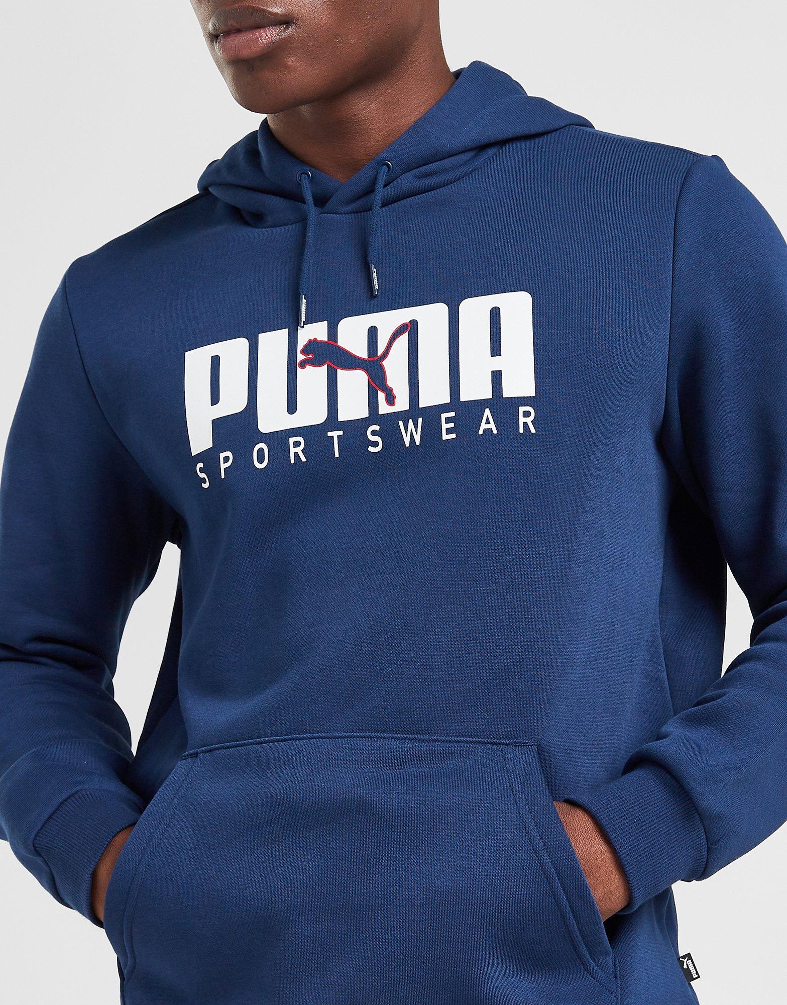 Blue Puma Core Sportswear Hoodie - JD Sports Global