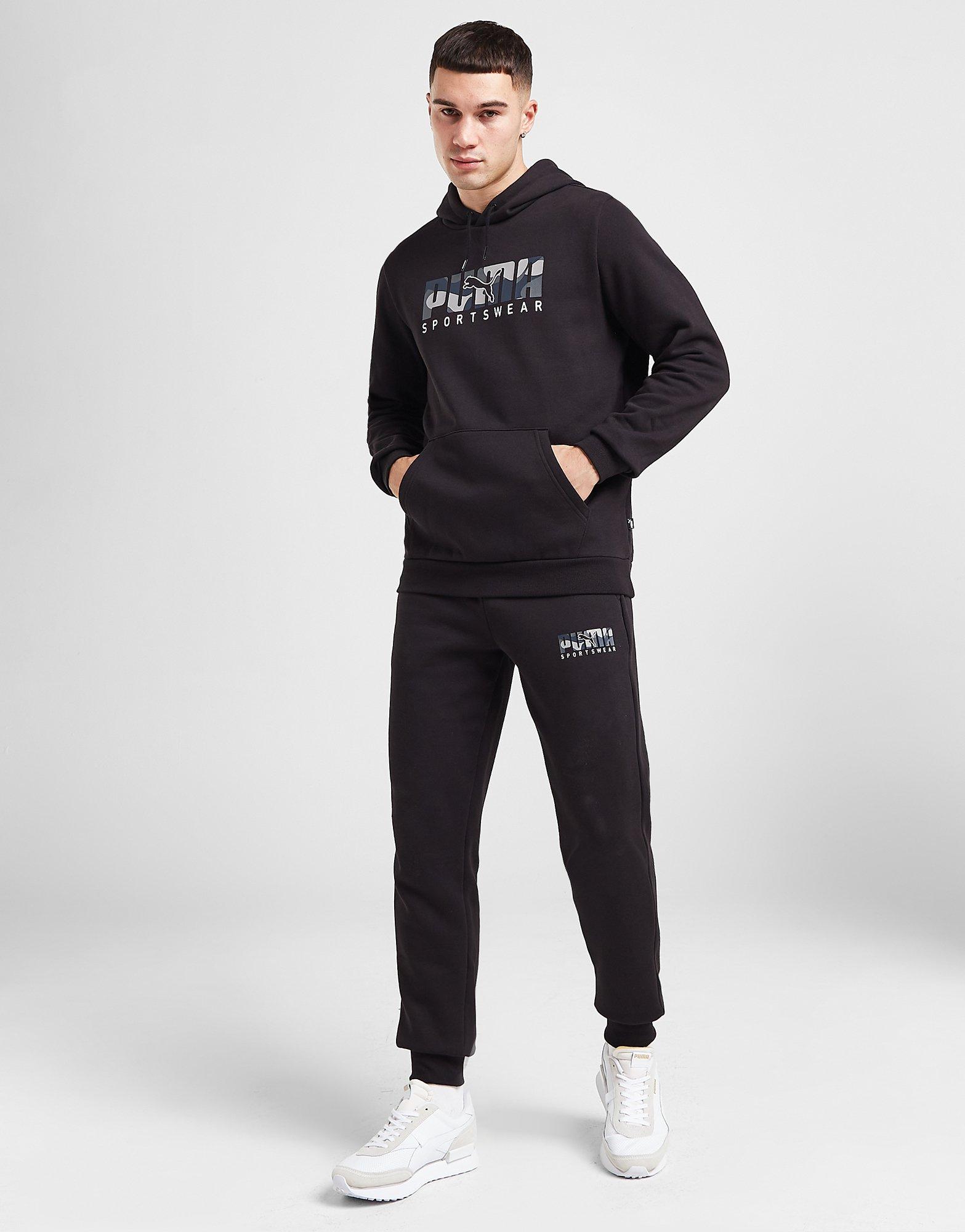 Black Puma Core Sportswear Hoodie | JD Sports UK