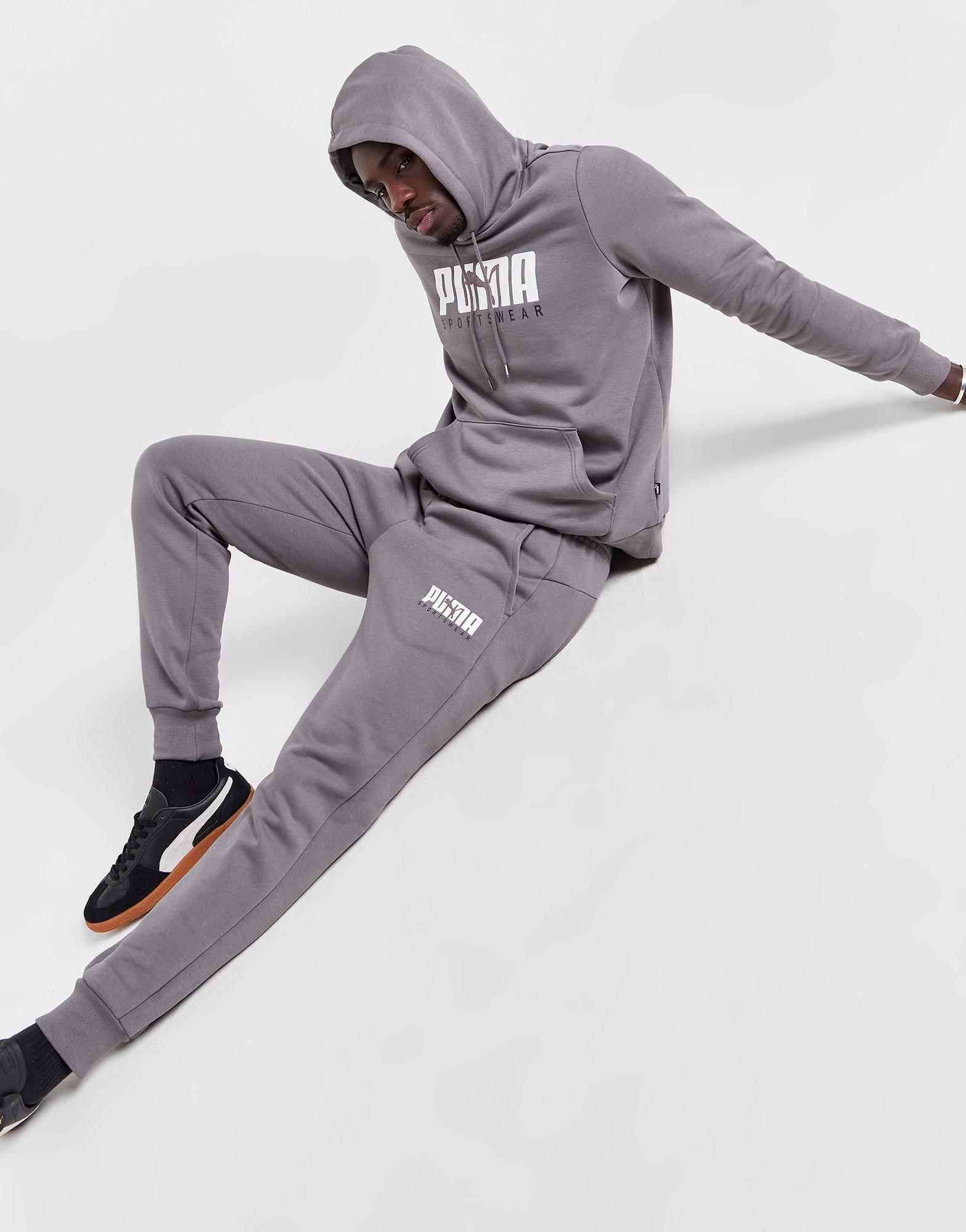 Puma tracksuit 2024 grey mens