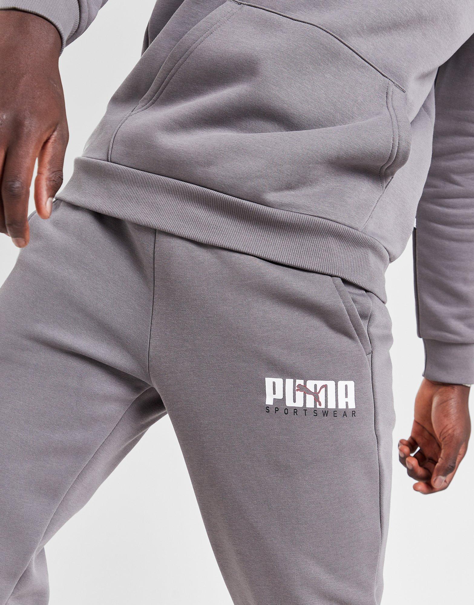 Grey Puma Core Fleece Joggers - JD Sports NZ