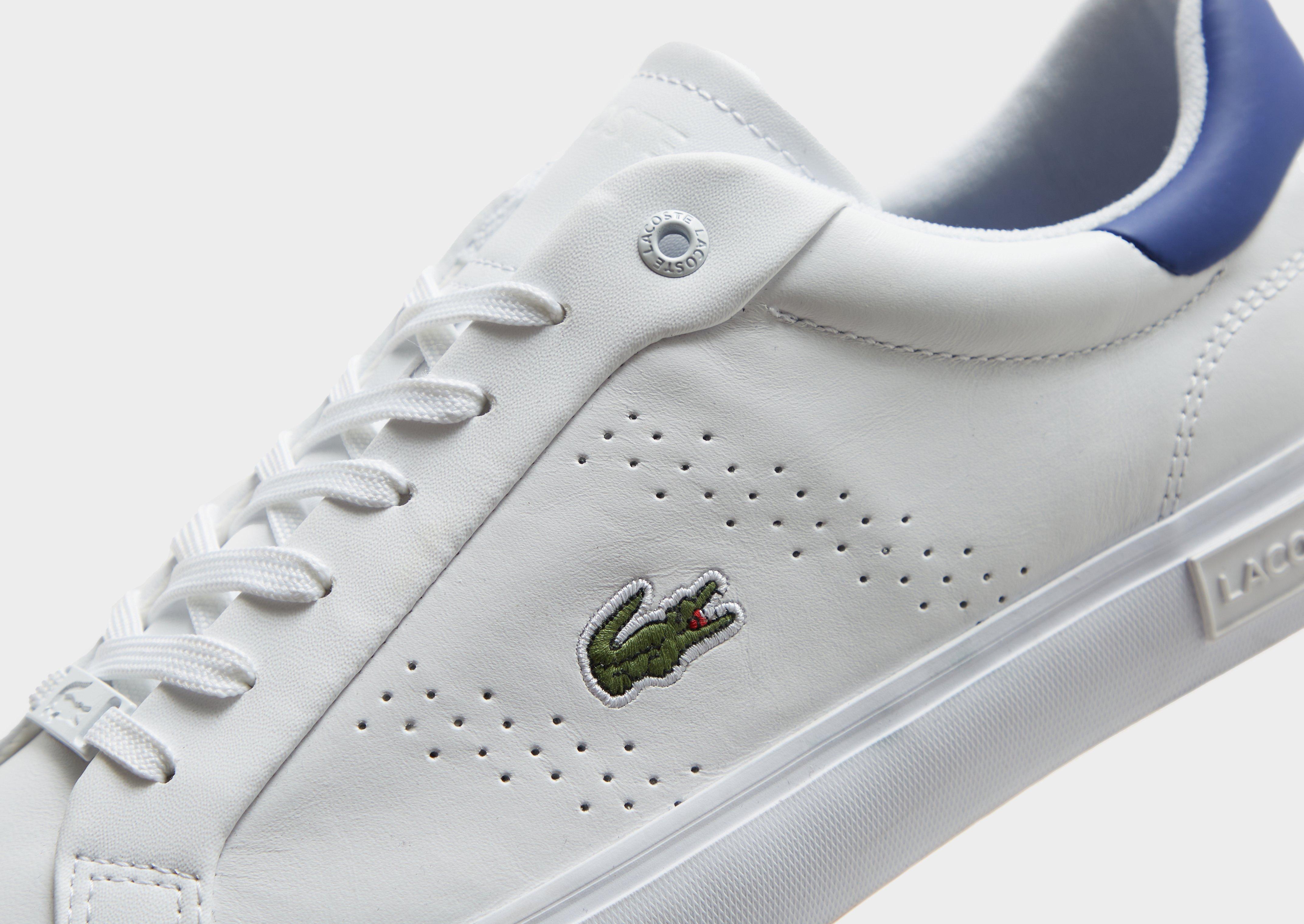 White Lacoste Powercourt JD Sports UK