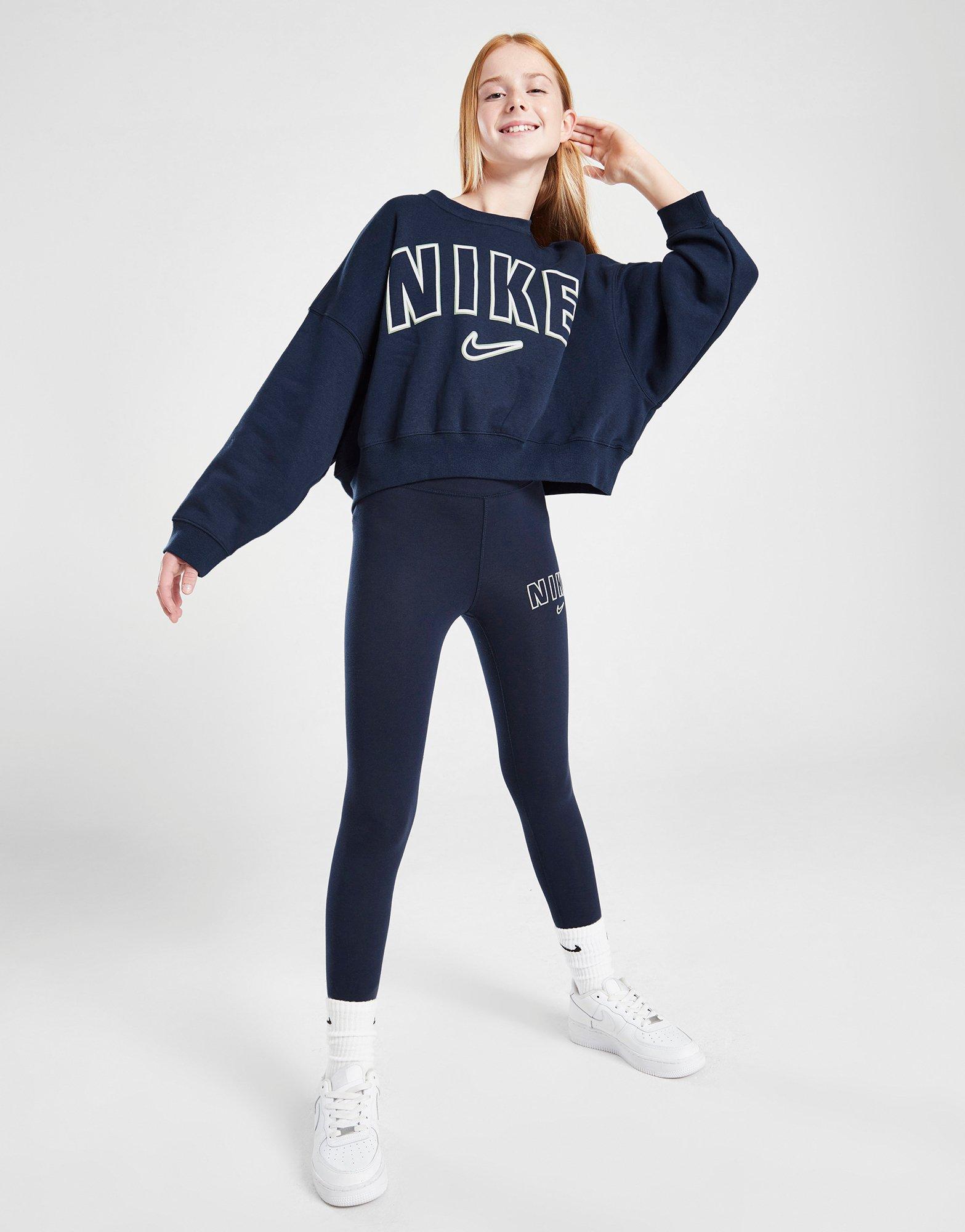 Nike Girls' Trend Fleece Crew Sweatshirt Junior