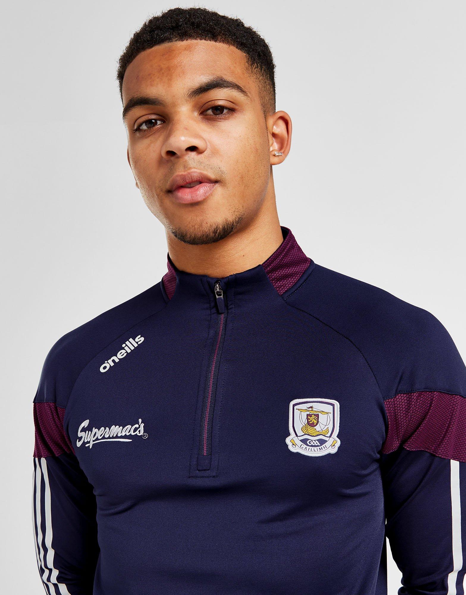 O'Neills Galway GAA Rockware 1/2 Zip Top