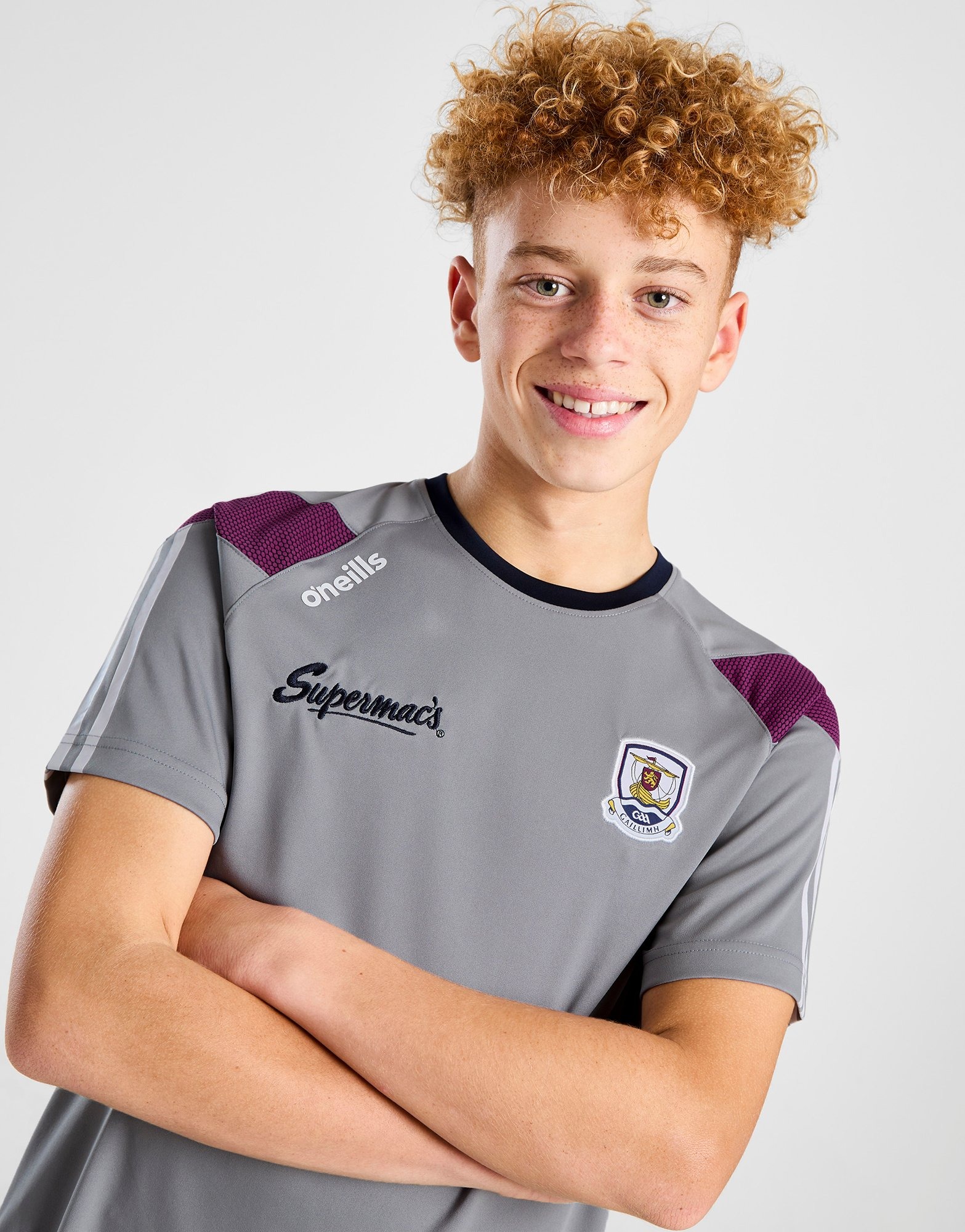 Grey O'Neills Galway GAA Rockway TShirt JD Sports Ireland