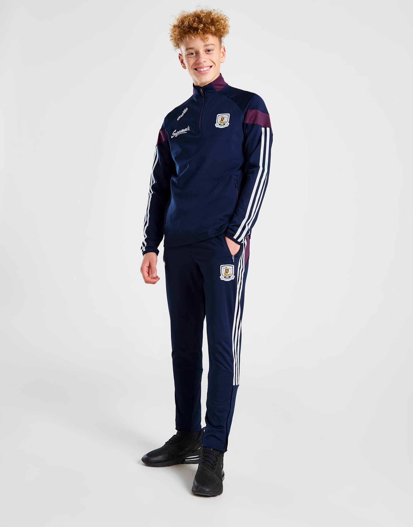Blue O'Neills Galway GAA Rockway Track Pants Junior JD Sports Ireland