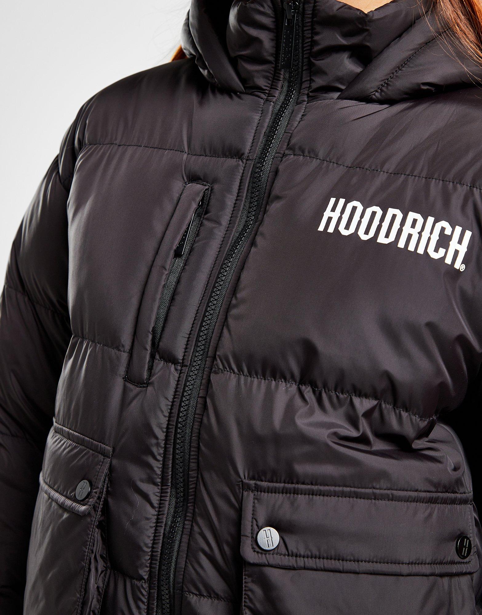 Black Hoodrich Short Puffer Jacket  JD Sports Global - JD Sports Global