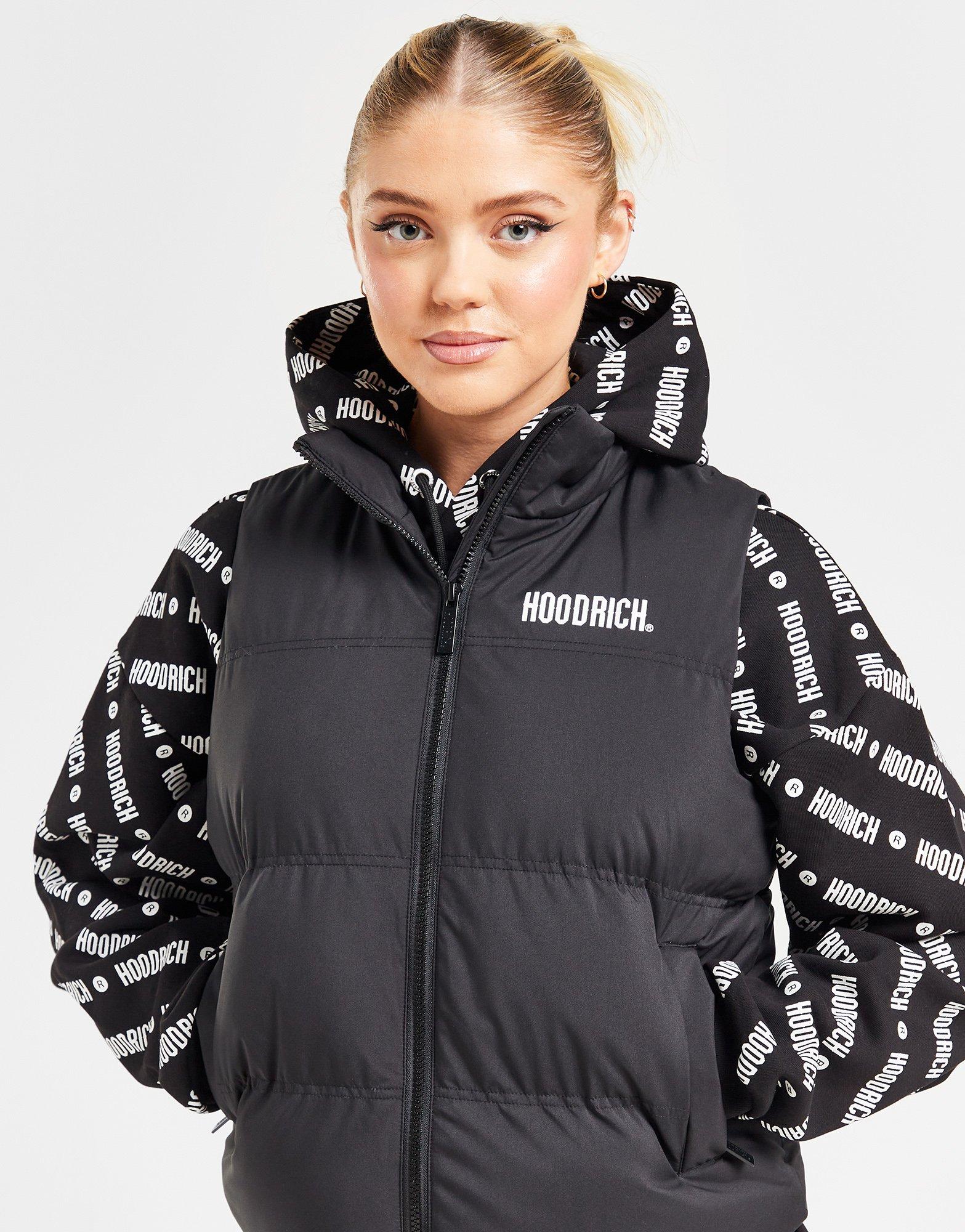 Black Hoodrich Puffer Gilet JD Sports UK