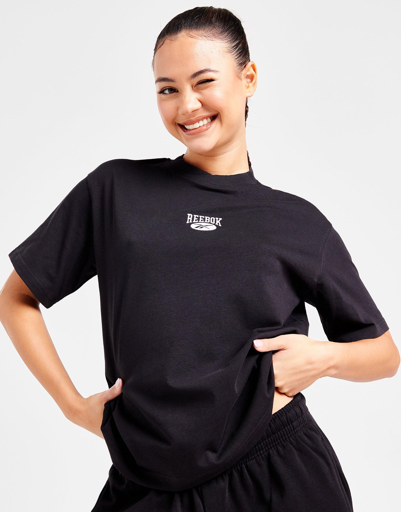 Camiseta Reebok - Negro - Camiseta Fitness Mujer, Sprinter