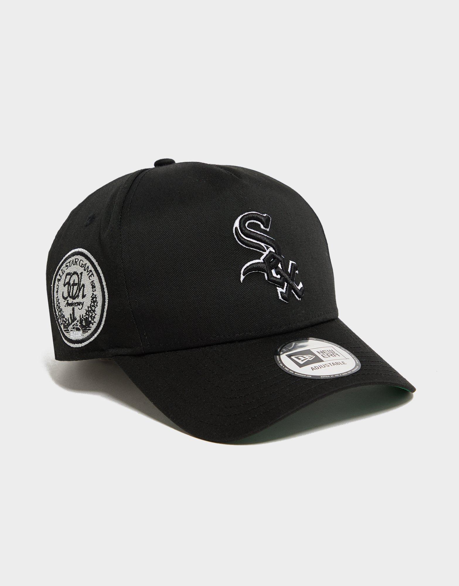Black New Era MLB Chicago White Sox 9FORTY Side Patch Cap 