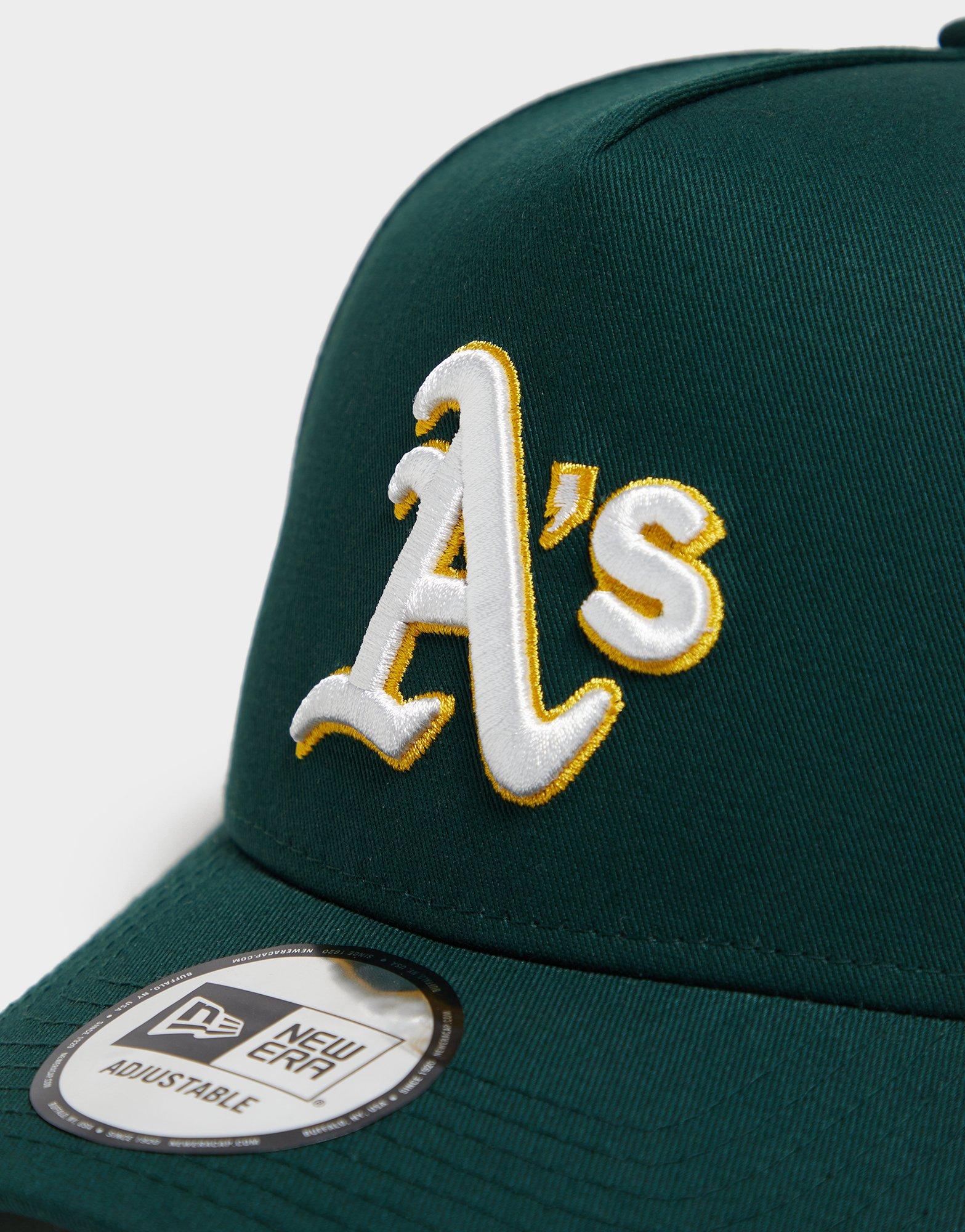 New Era Oakland Athletics All-Star Game Icy Side Patch 59FIFTY Fitted Cap in Green/Yellow — Major