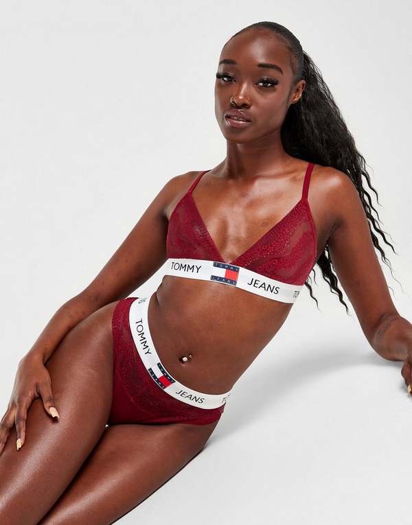 Tommy Jeans Lace Logo Thong