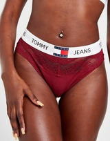 Tommy Jeans Lace Logo Thong