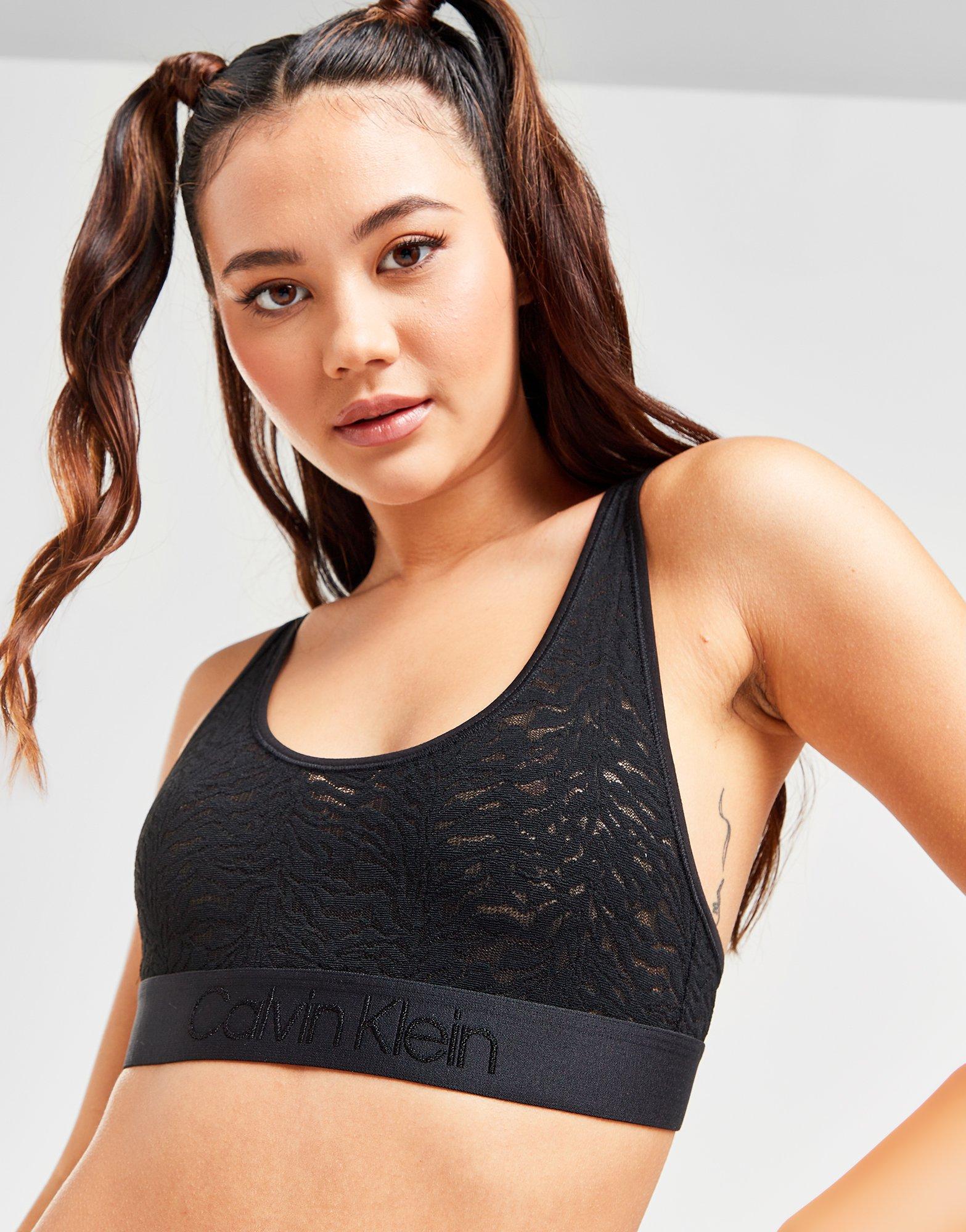 Black Calvin Klein Intrinsic Lace Bralette