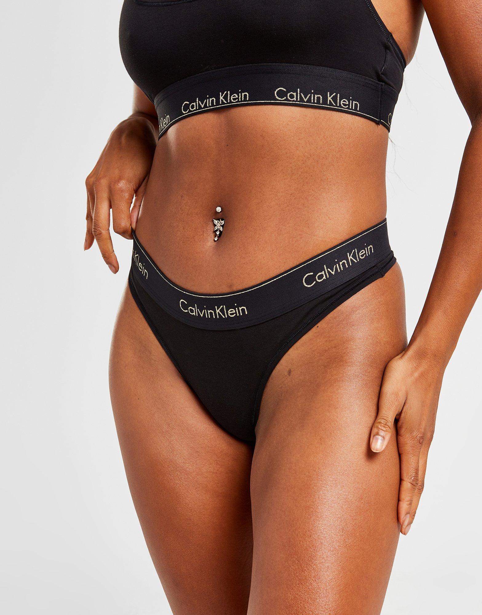 Black Calvin Klein Underwear Modern Cotton Bralette - JD Sports Global