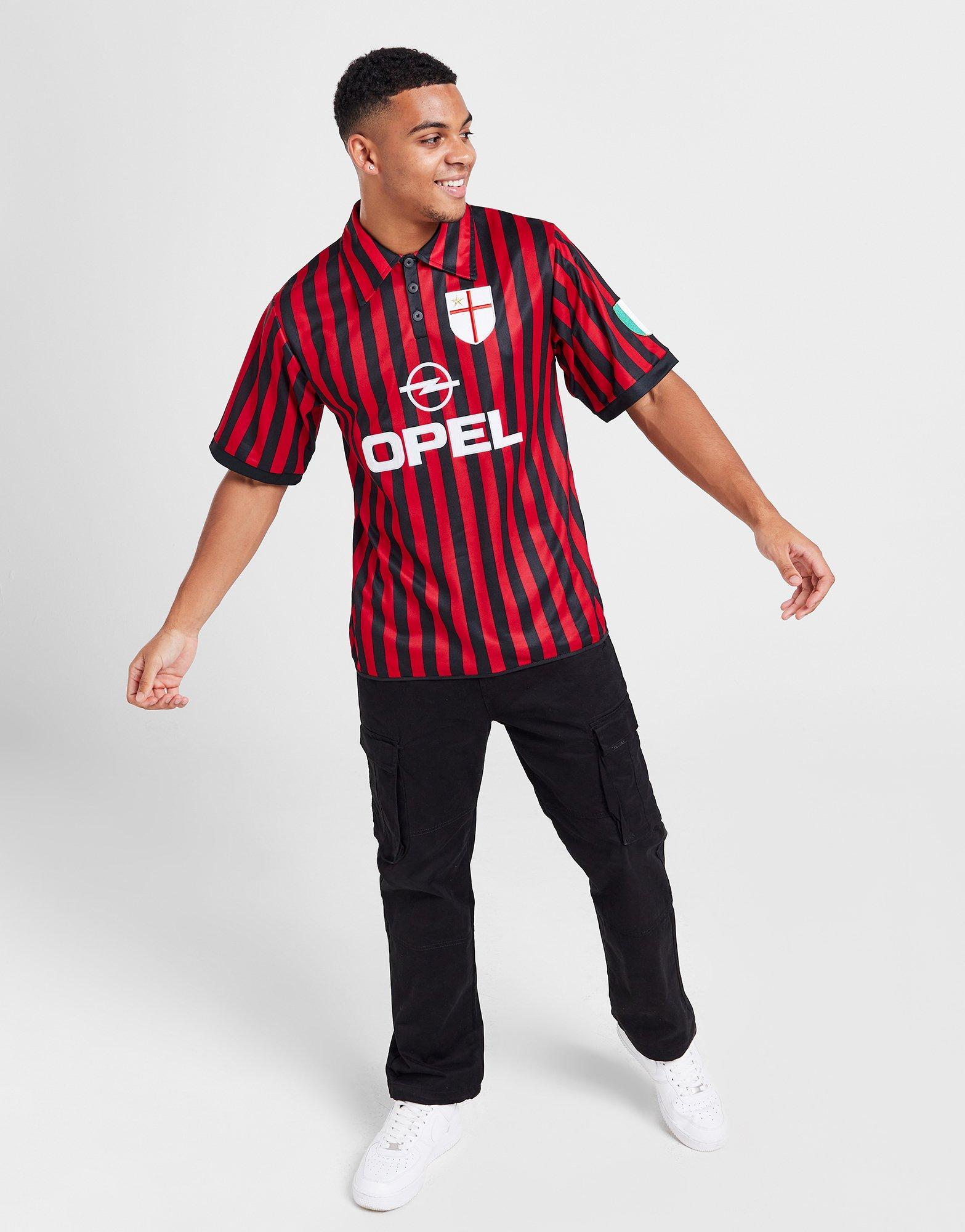 Red Score Draw AC Milan Centenary Retro Home Shirt - JD Sports Global