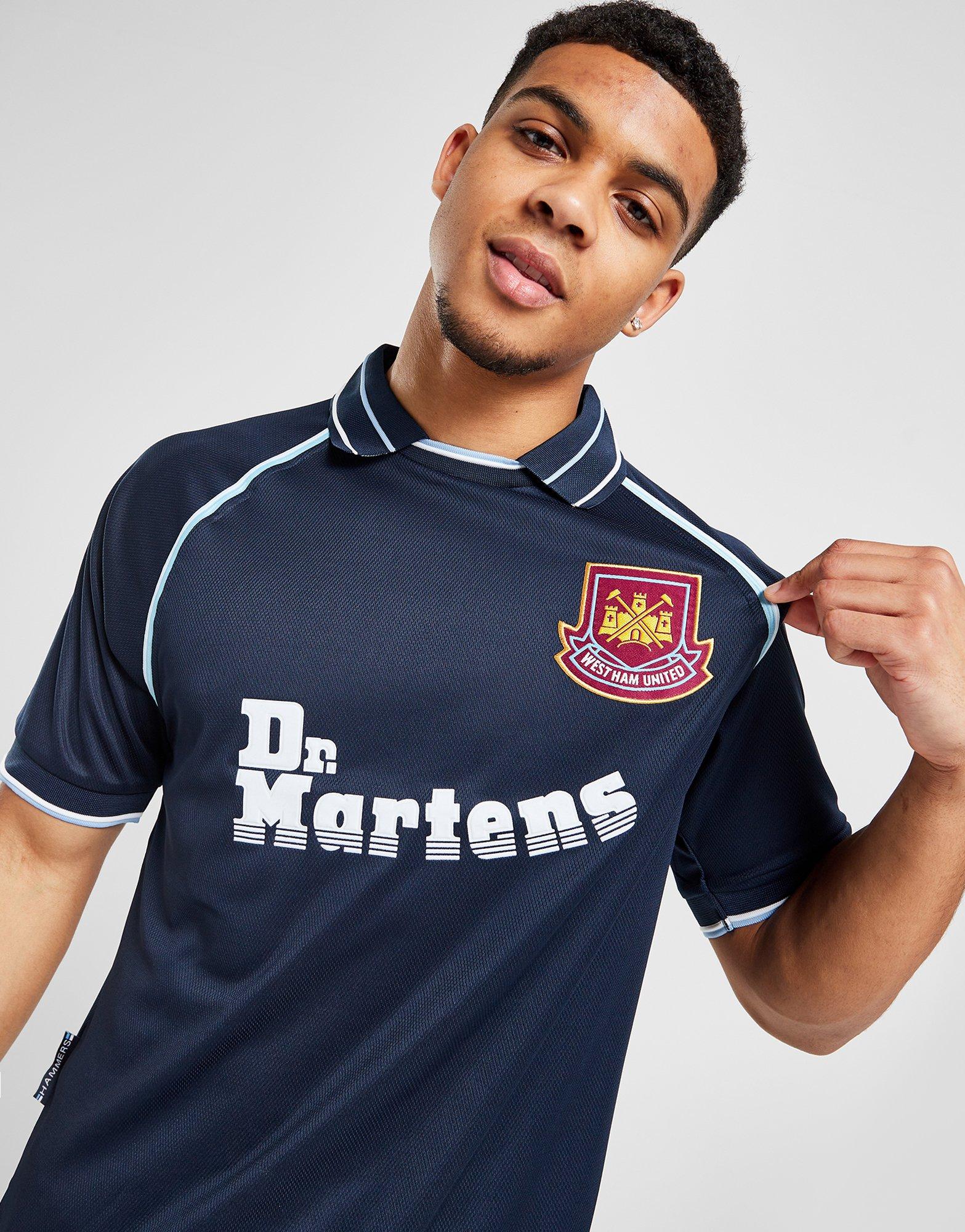 Score Draw West Ham United FC 2000 Retro Away Shirt