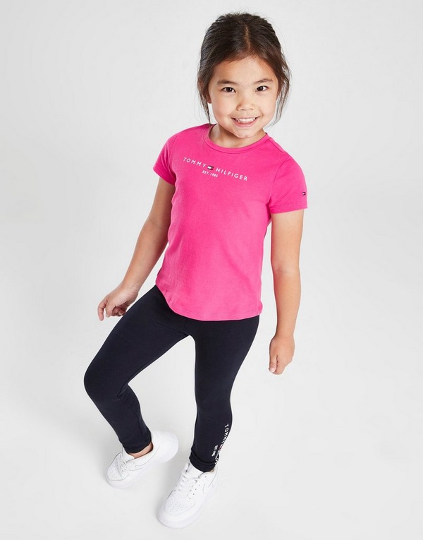 prop Konsekvenser Forfalske Pink Tommy Hilfiger Girls' Essential Logo T-Shirt Children | JD Sports  Global
