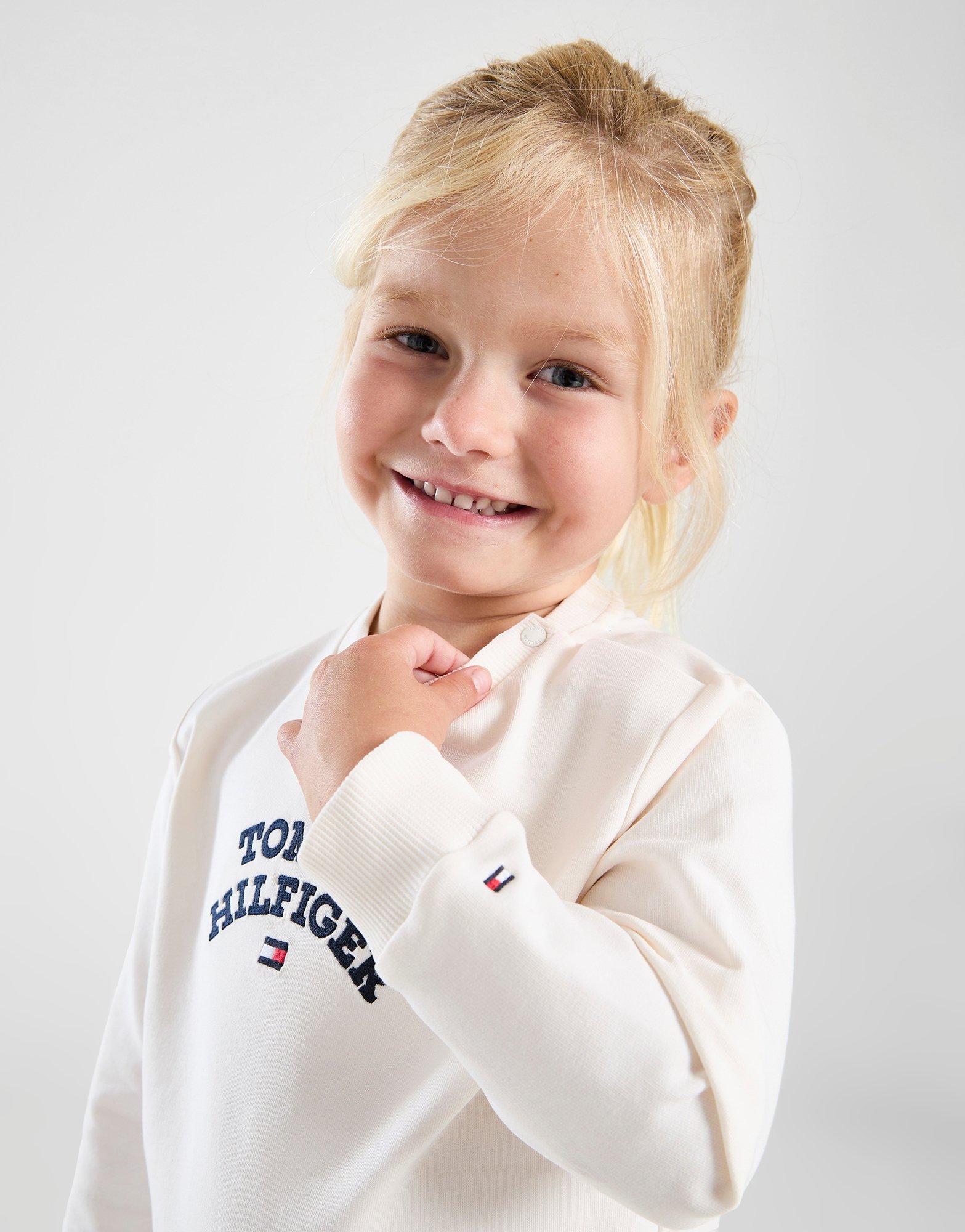 Tommy Hilfiger Girls' Flag Logo Tracksuit Infant