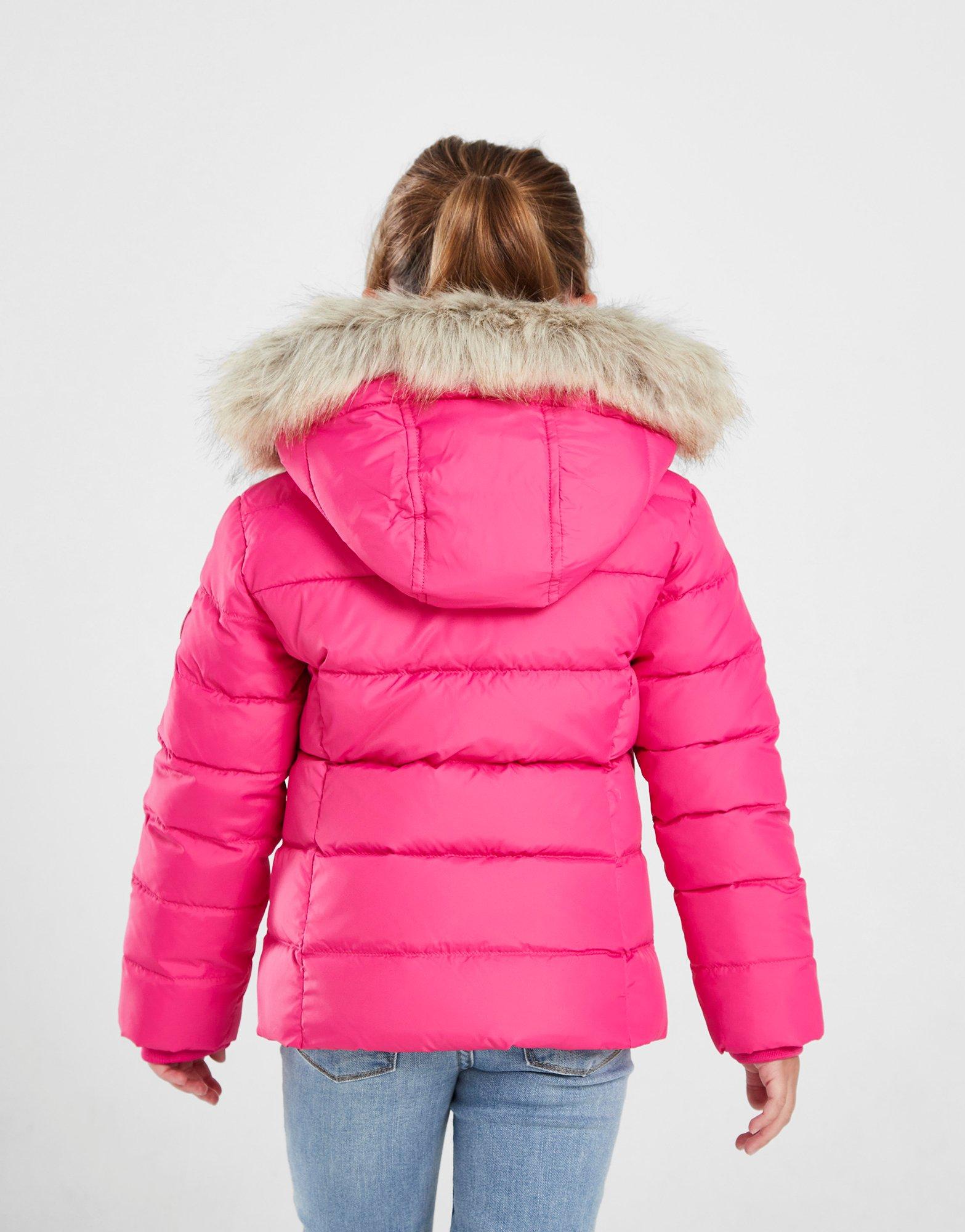 Tommy Hilfiger Girls' Essential Fur Padded Jacket Children