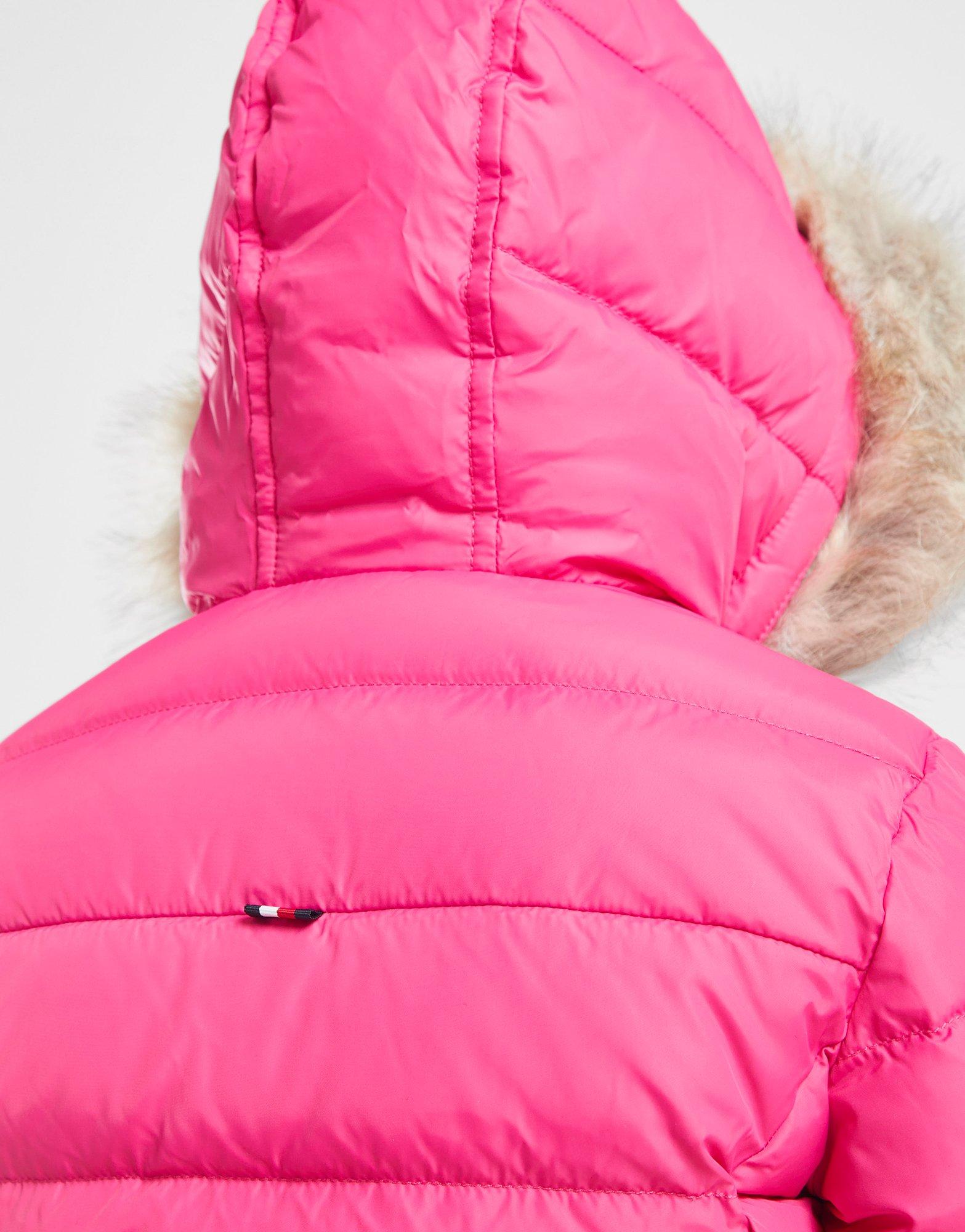 Tommy Hilfiger Girls' Essential Fur Padded Jacket Children
