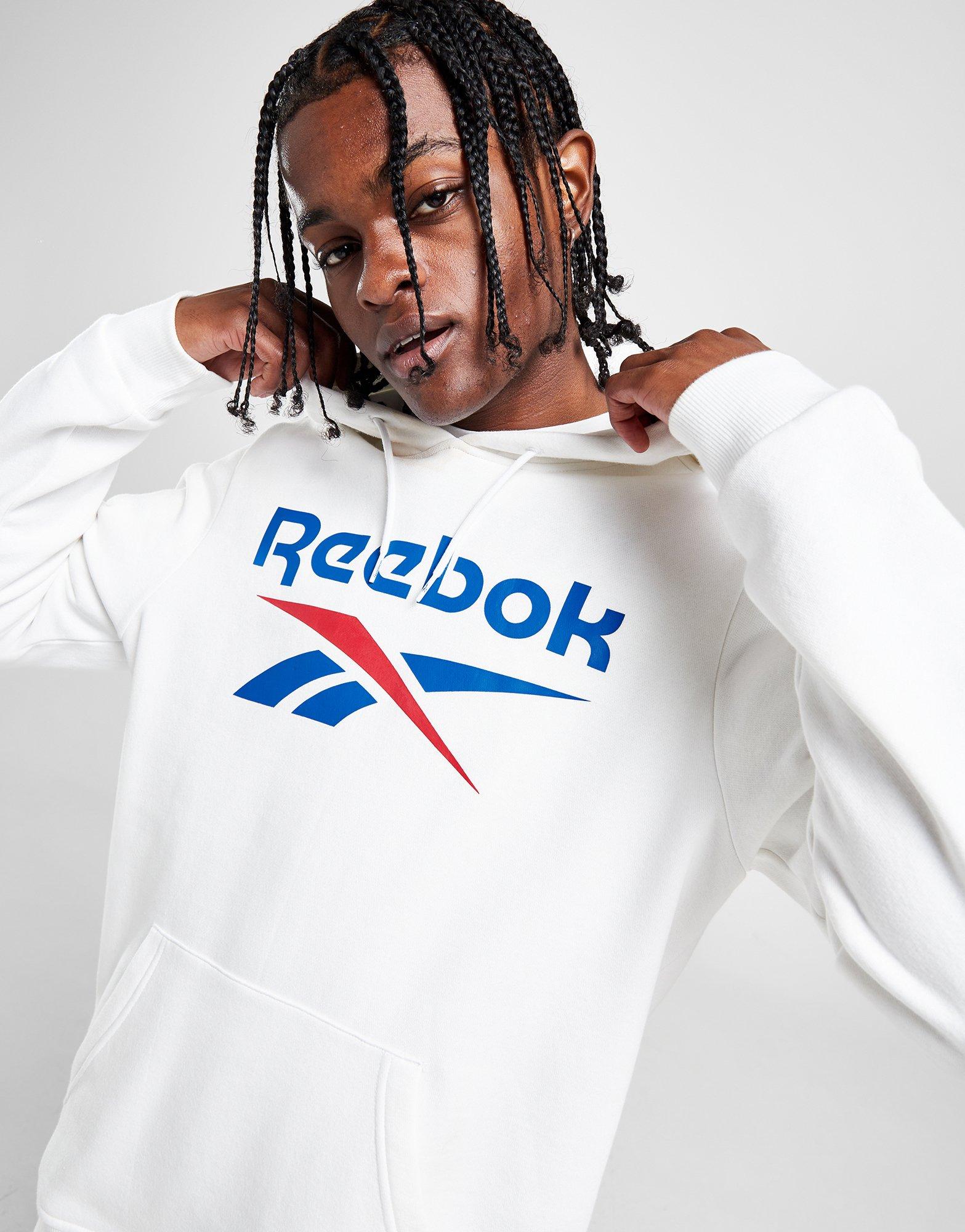 Reebok best sale hoodie white