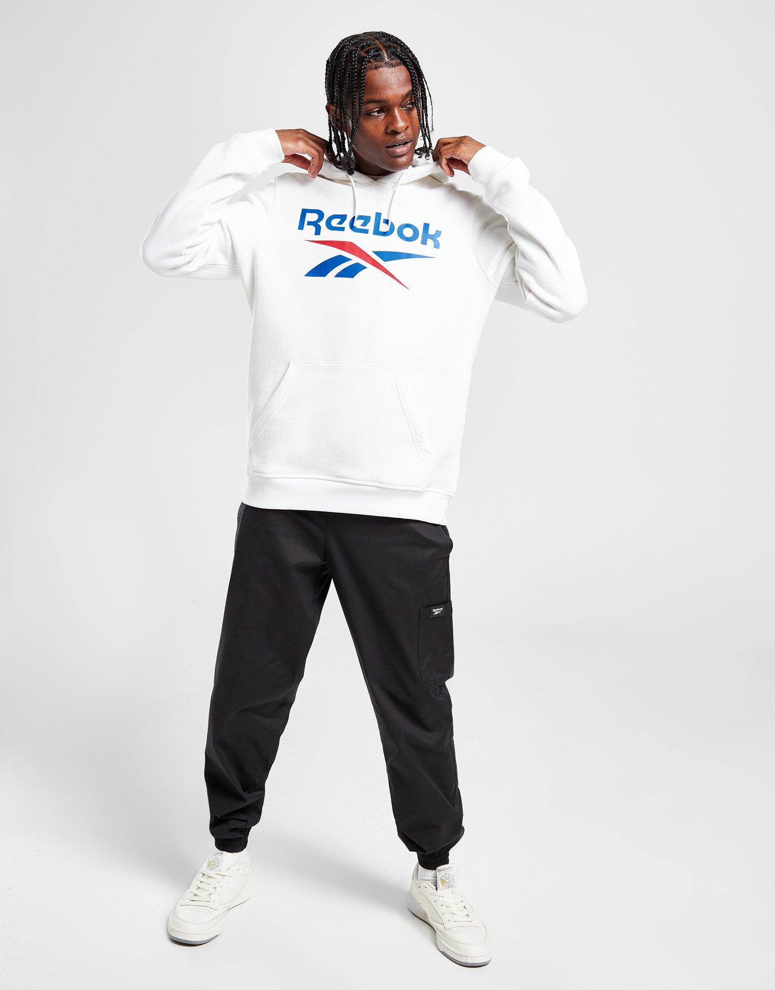 Reebok crossfit hoodie clearance mens white