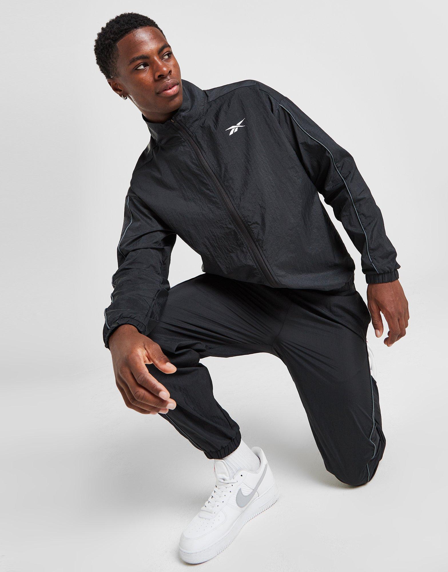 Black Reebok Poly Tracksuit - JD Sports Global