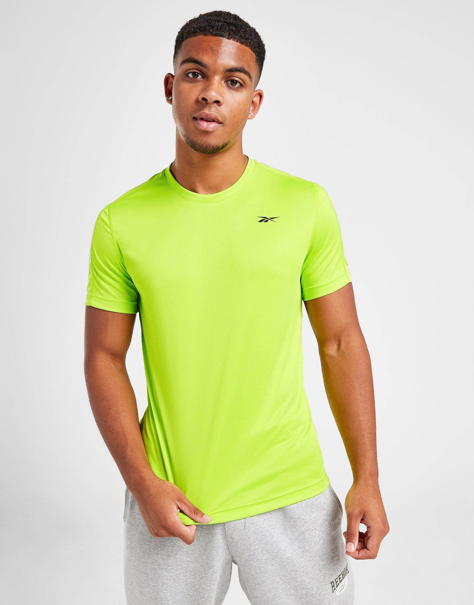 Lime green cheap reebok shirt