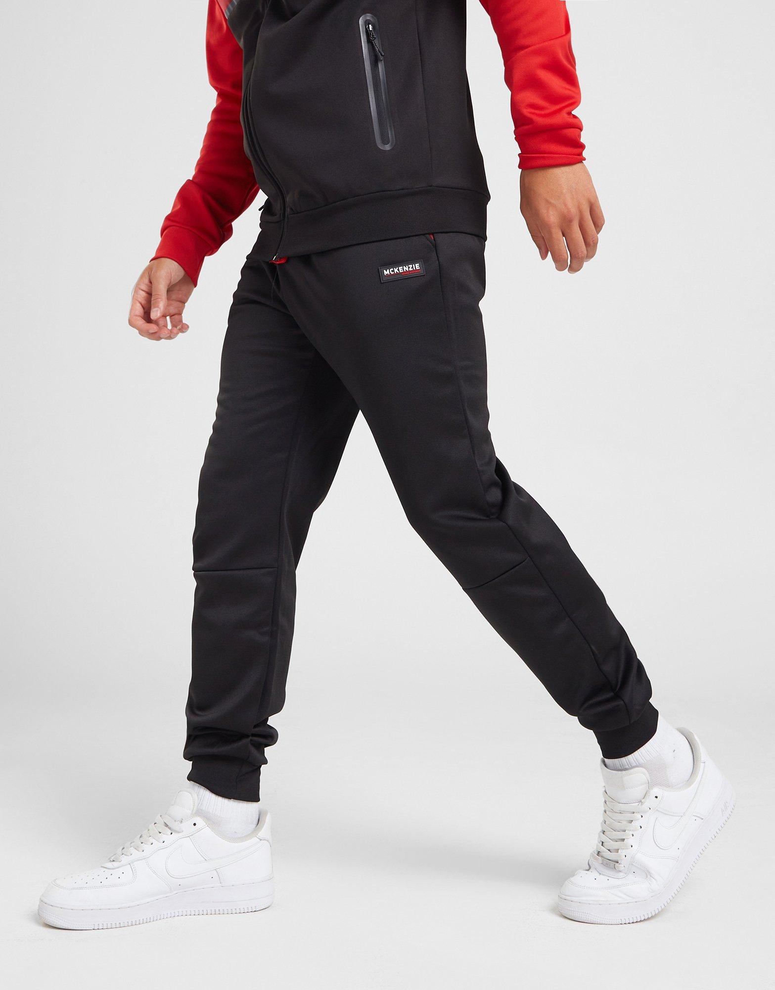 Black McKenzie Tempest Poly Fleece Track Pants - JD Sports