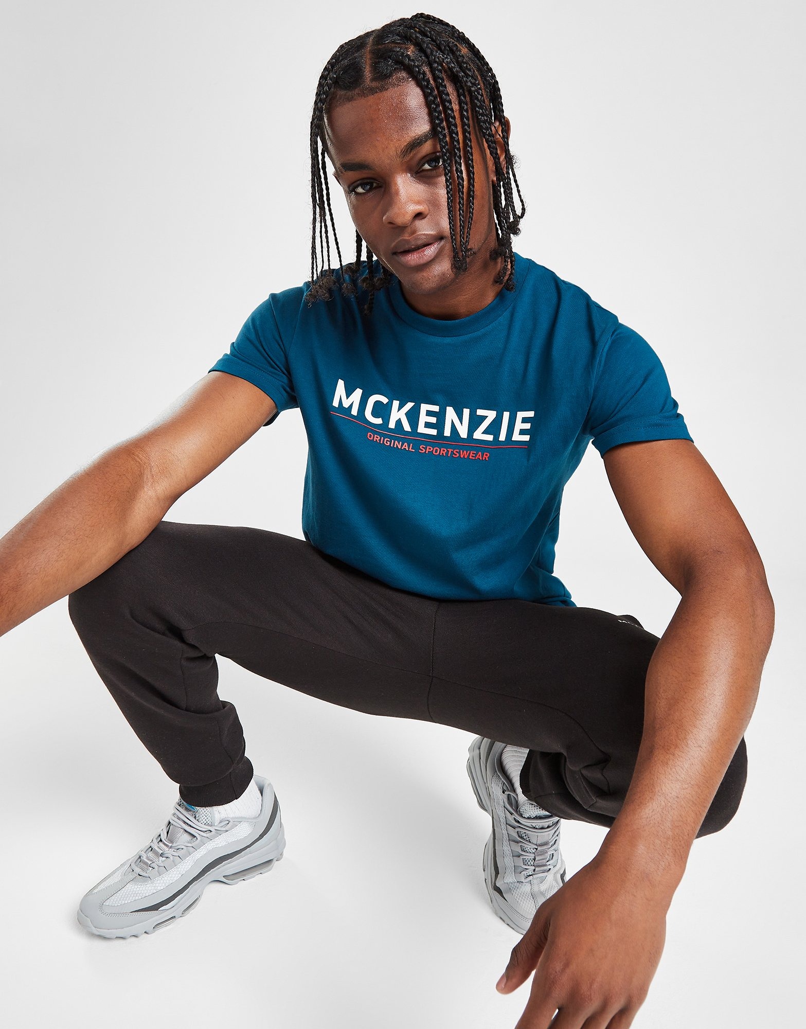 McKenzie Essential Edge Elevated TShirt in Celeste JD Sports