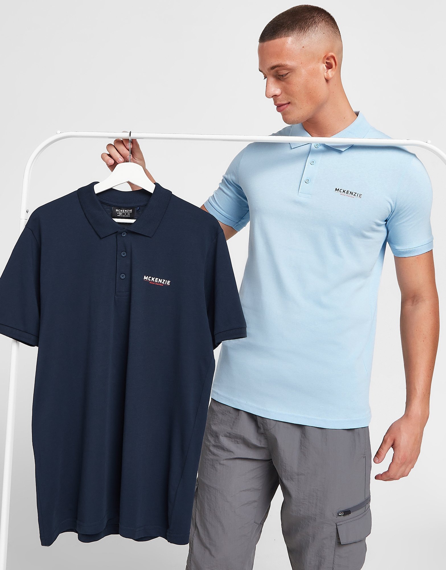 McKenzie Pack 2 Polos Shirt Essential Edge em Azul JD Sports