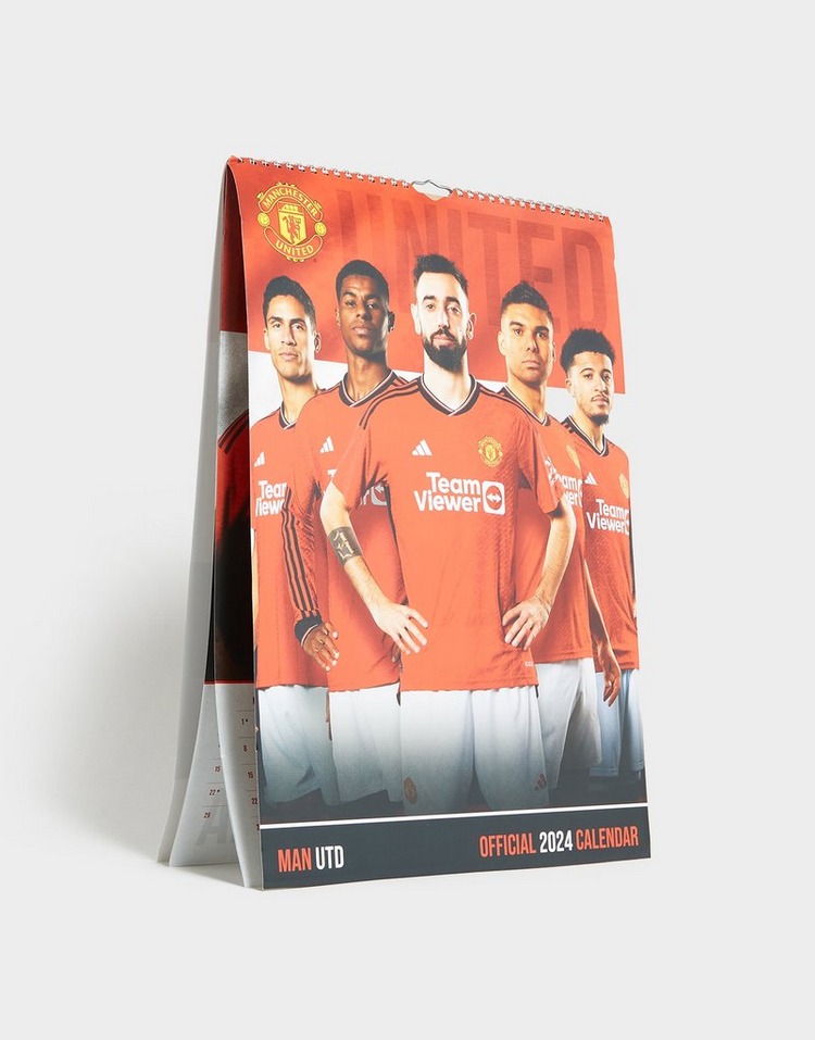 Official Team Manchester United FC 2024 Official A3 Calendar