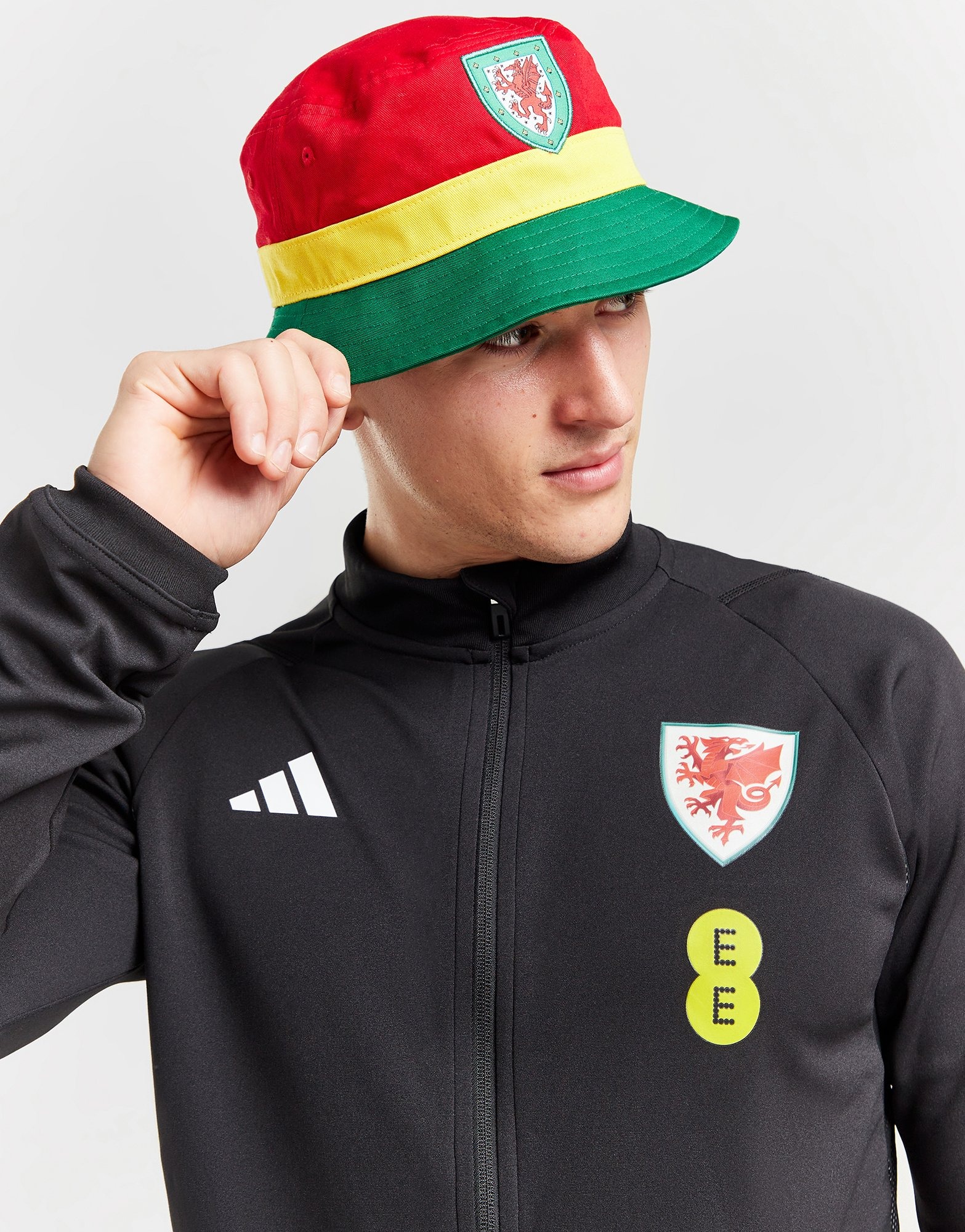Red New Era Wales Bucket Hat JD Sports